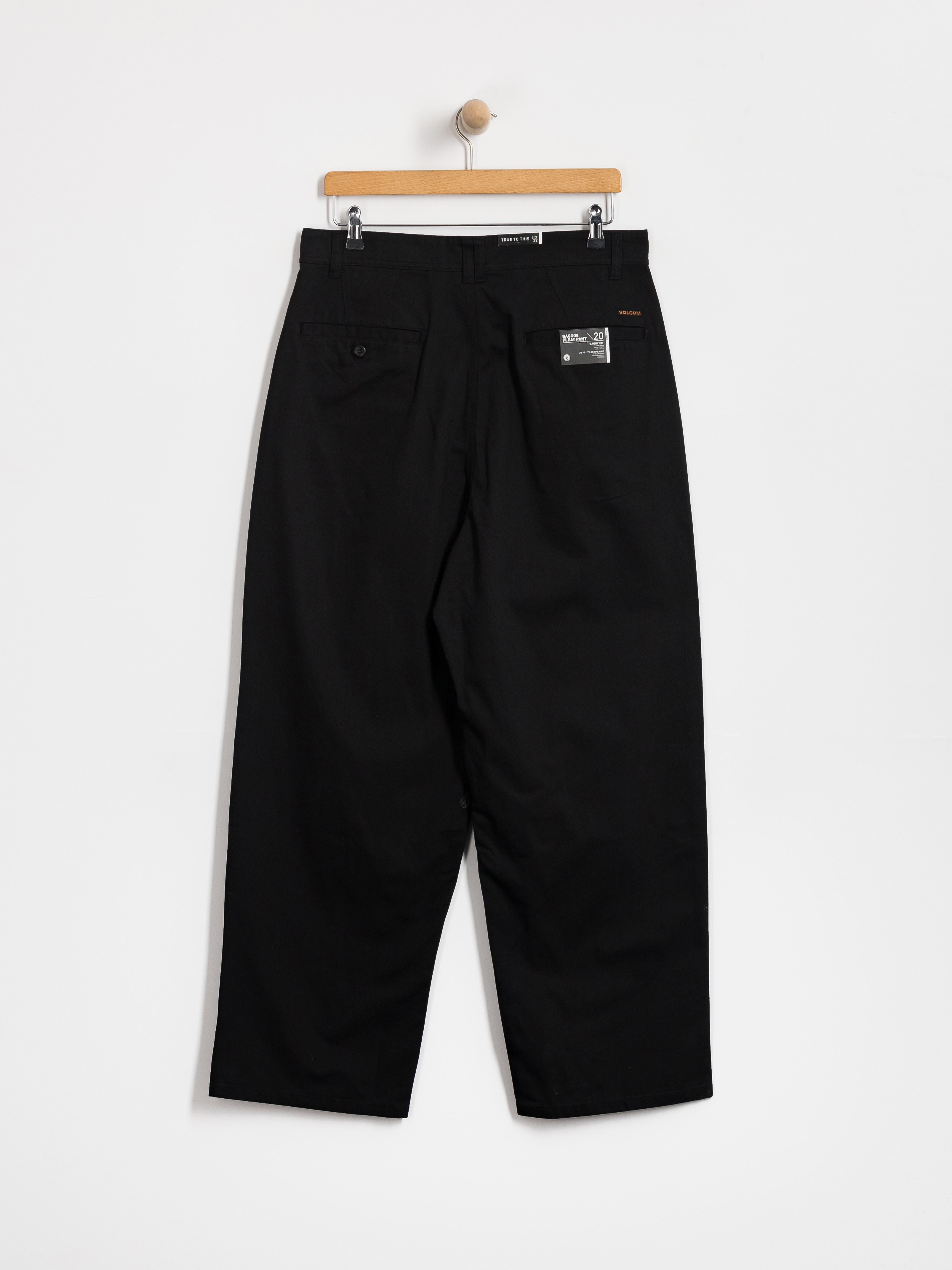 Pantaloni Volcom Baggos Pleat (black)