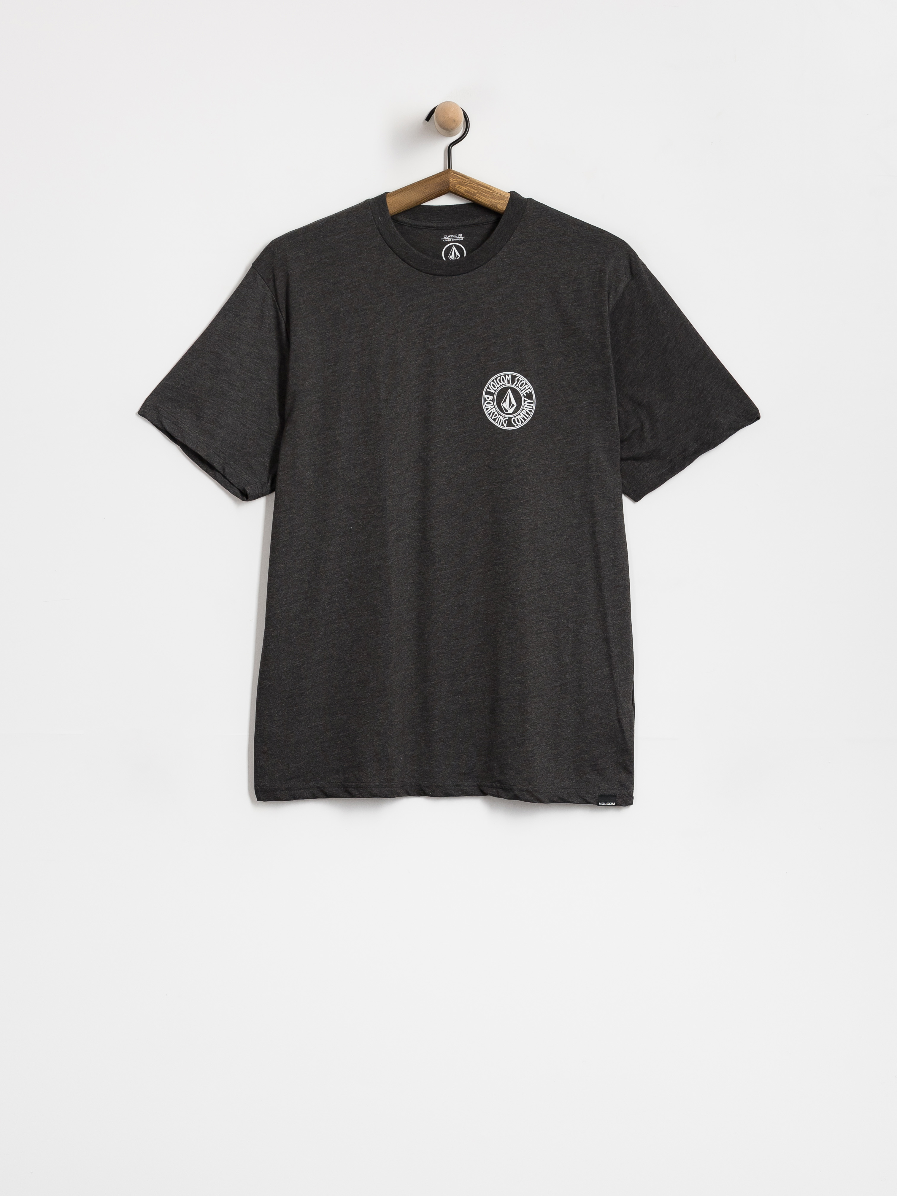 Tricou Volcom Drain You Hth (heather black)