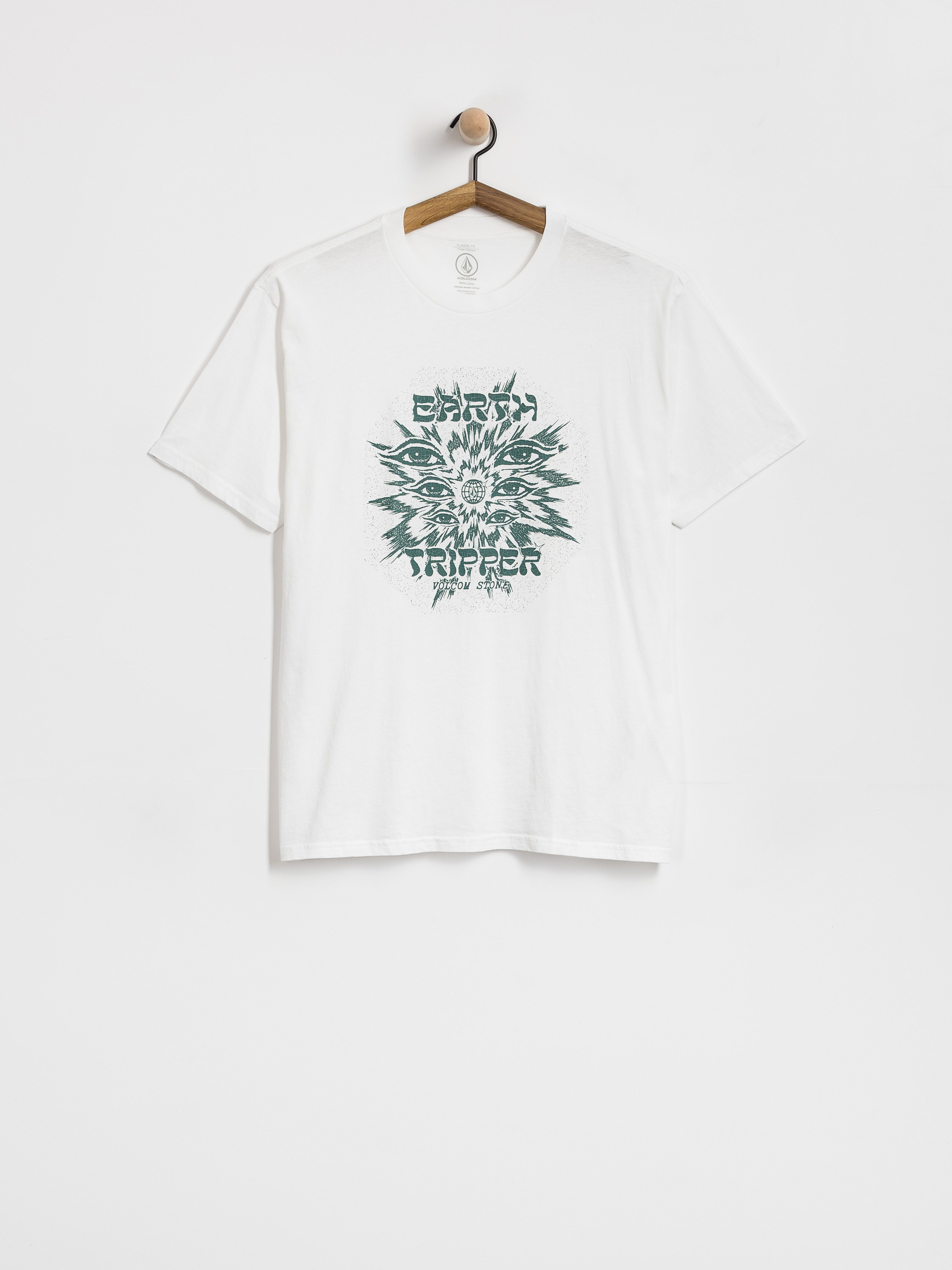 Tricou Volcom Remote Viever (white)