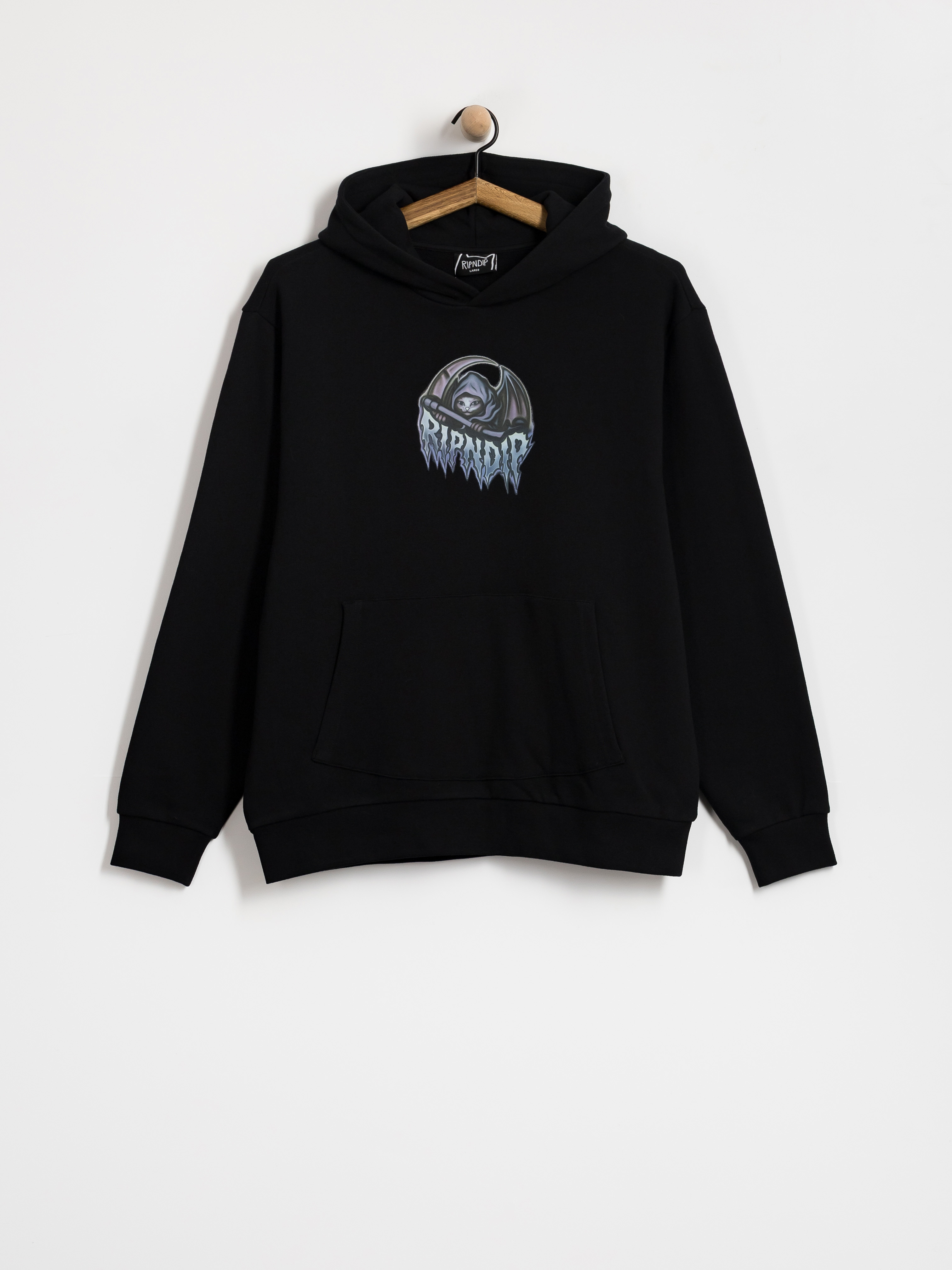 Hanorac cu glugă RipNDip Out Of Time HD (black wash)