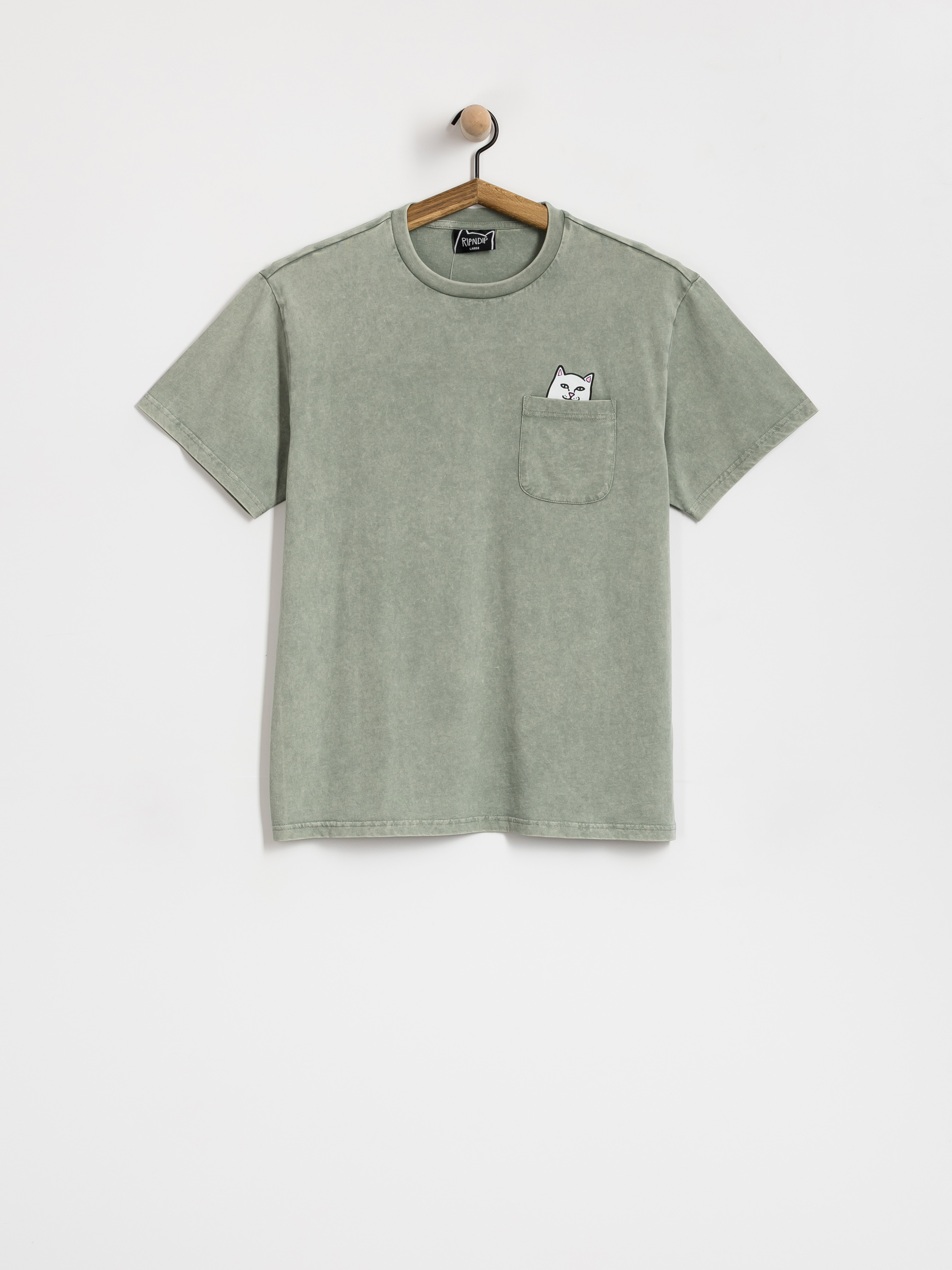 Tricou RipNDip Lord Nermal Vintage Pocket (sage vintage wash)