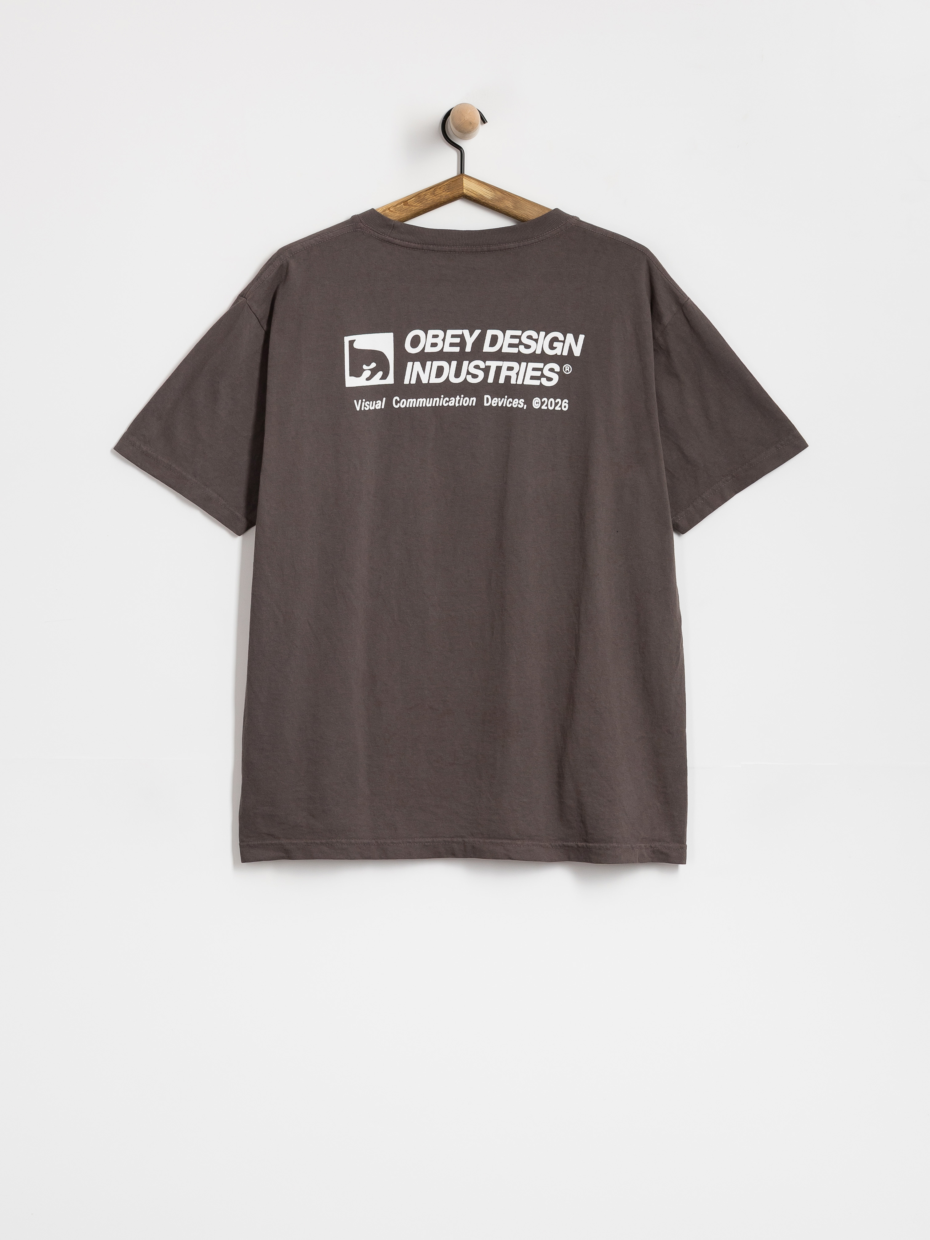 Tricou OBEY Devices (pigment dusty black)