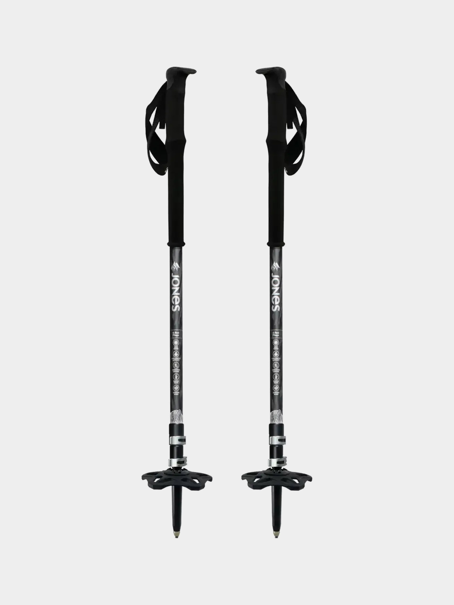 Bețe pentru schi Jones Snowboards Flip Lock Talon Pro (black)