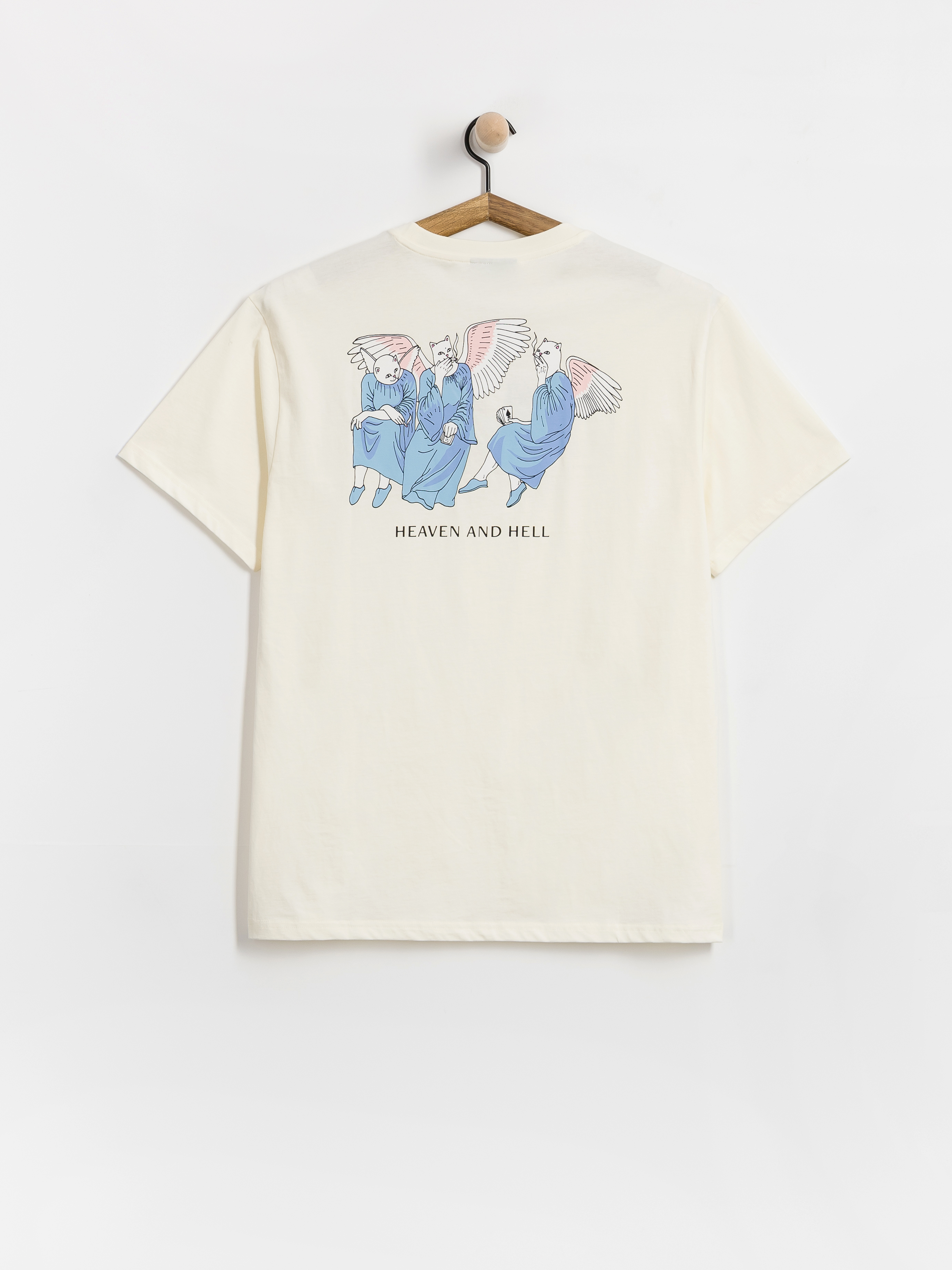 Tricou RipNDip Heaven And Hell (bone)