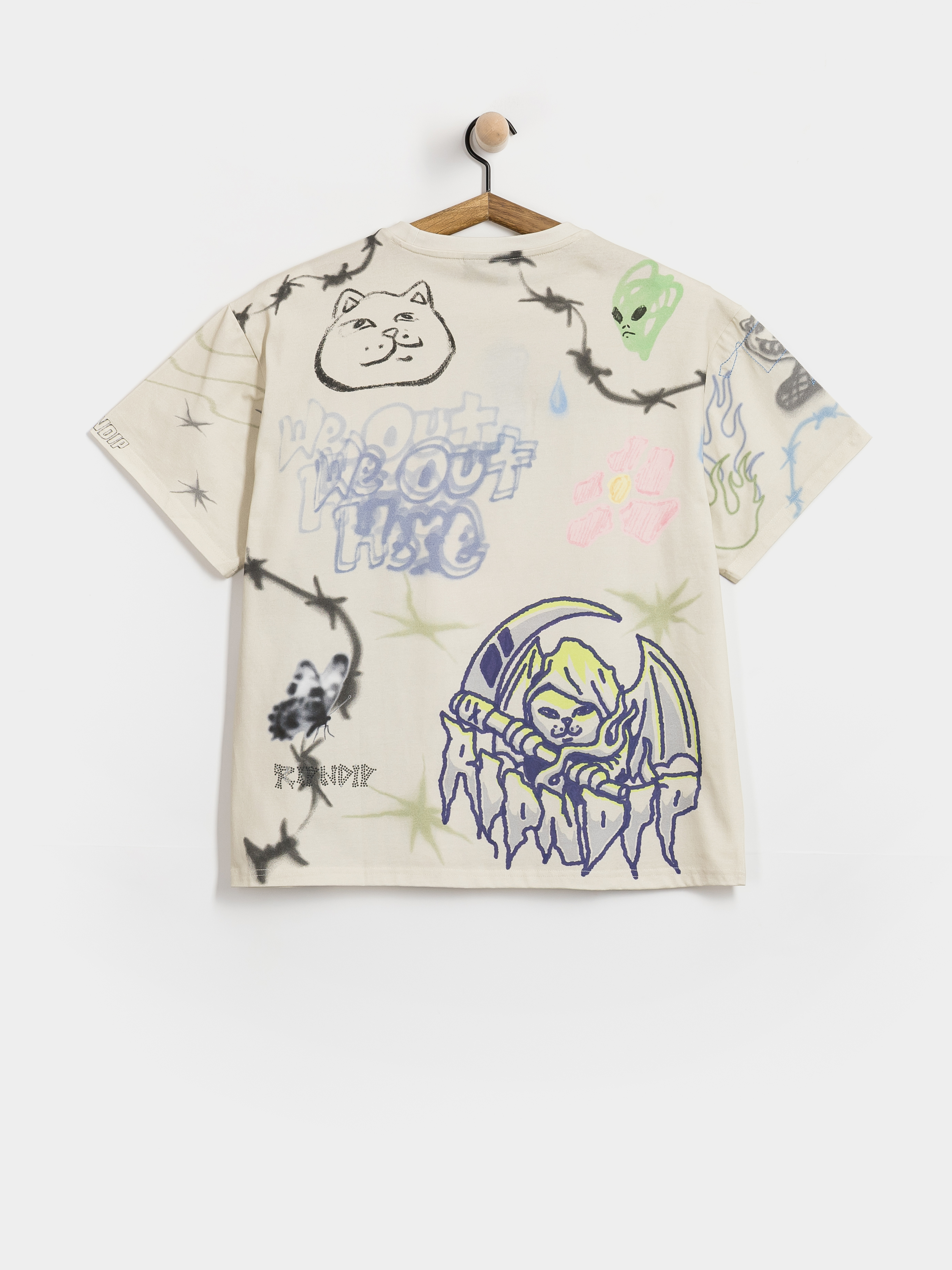 Tricou RipNDip Goosebumps (bone)