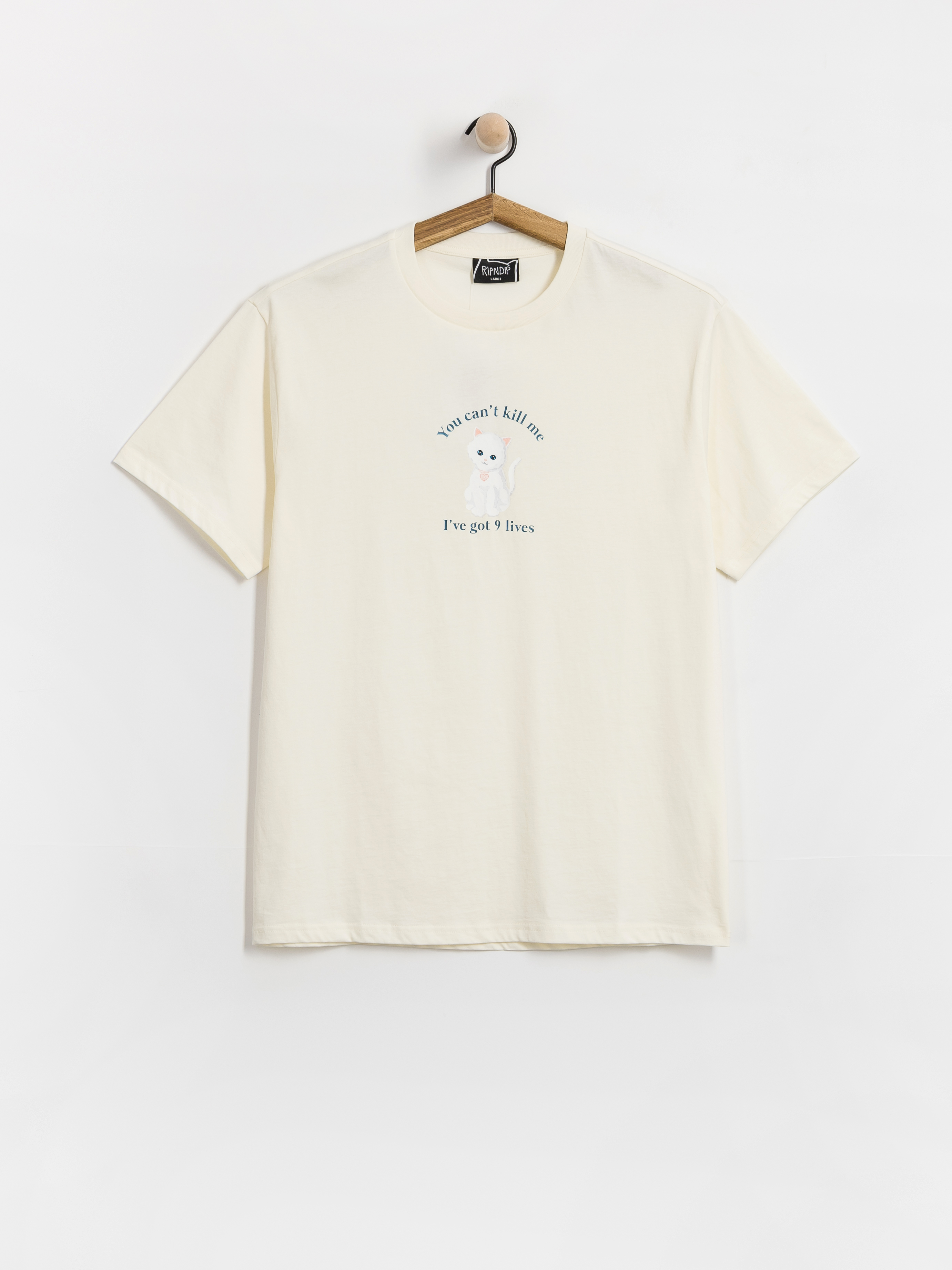 Tricou RipNDip 9 Lives (bone)