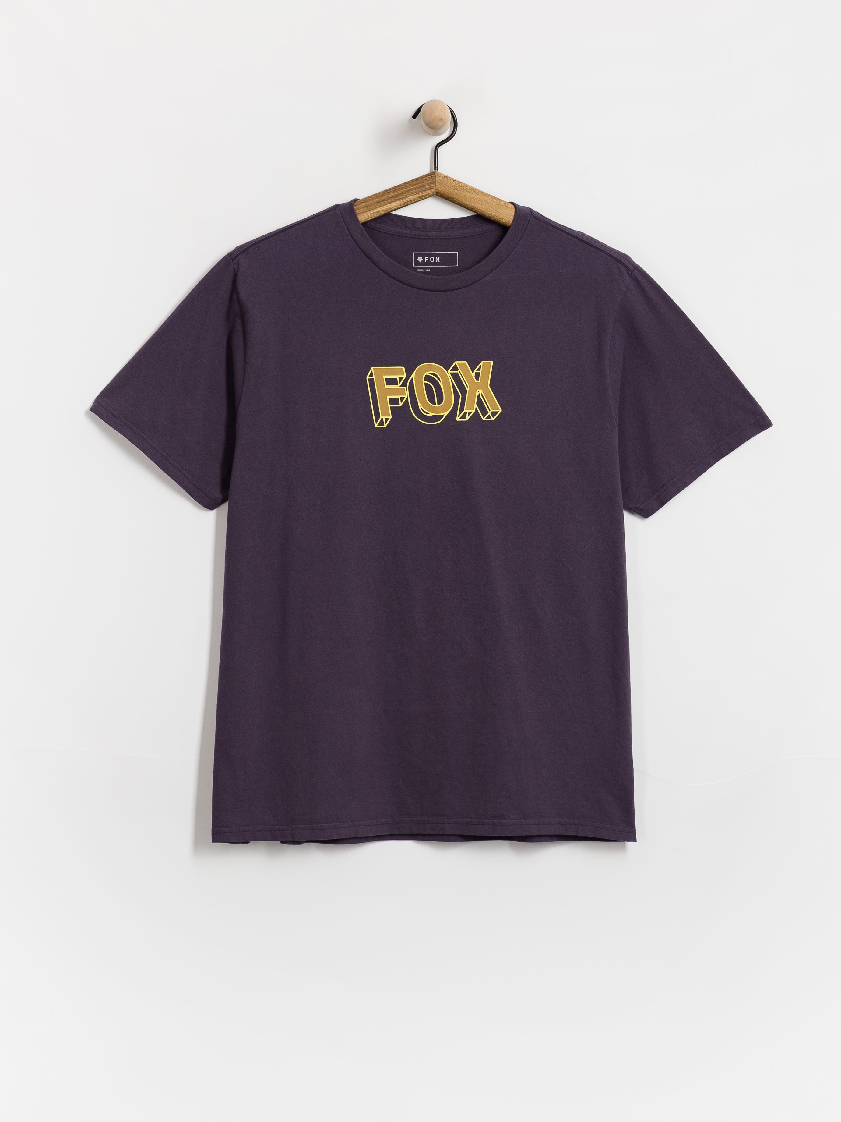 Tricou Fox Image Print 195 (plum purple)
