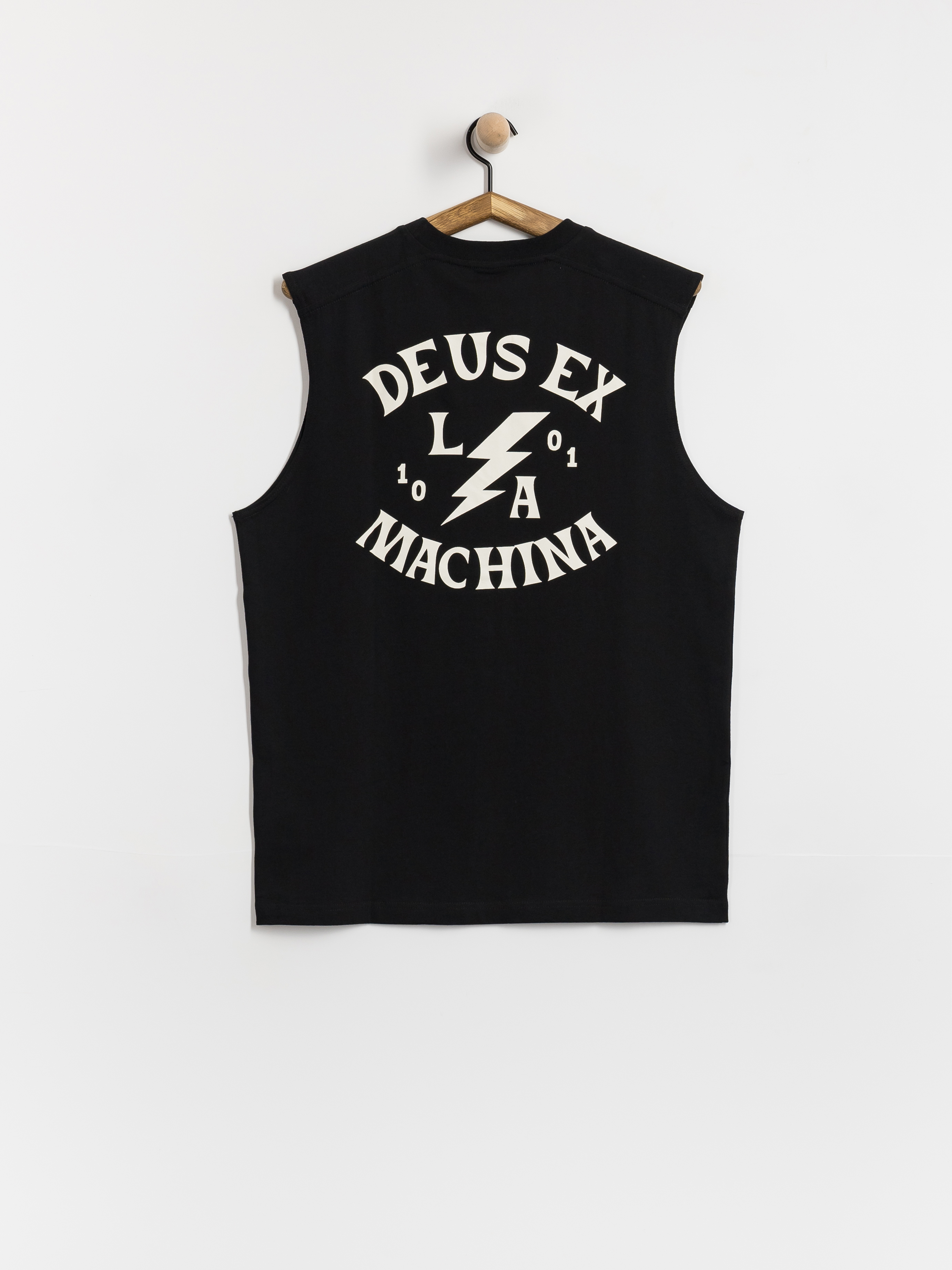 Tricou Deus Ex Machina Chinook Muscle (black)