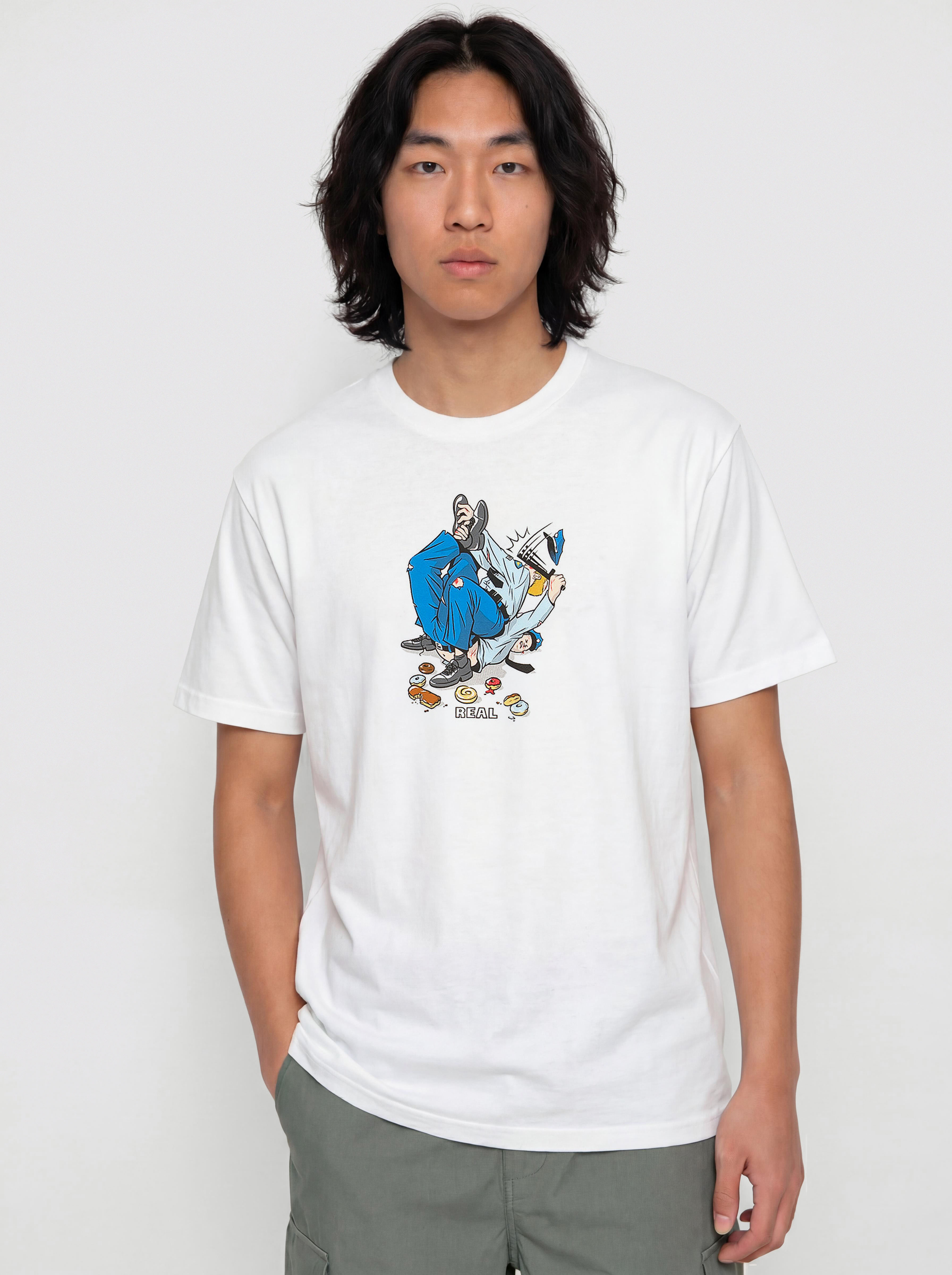 Tricou Real Double Duty (white)