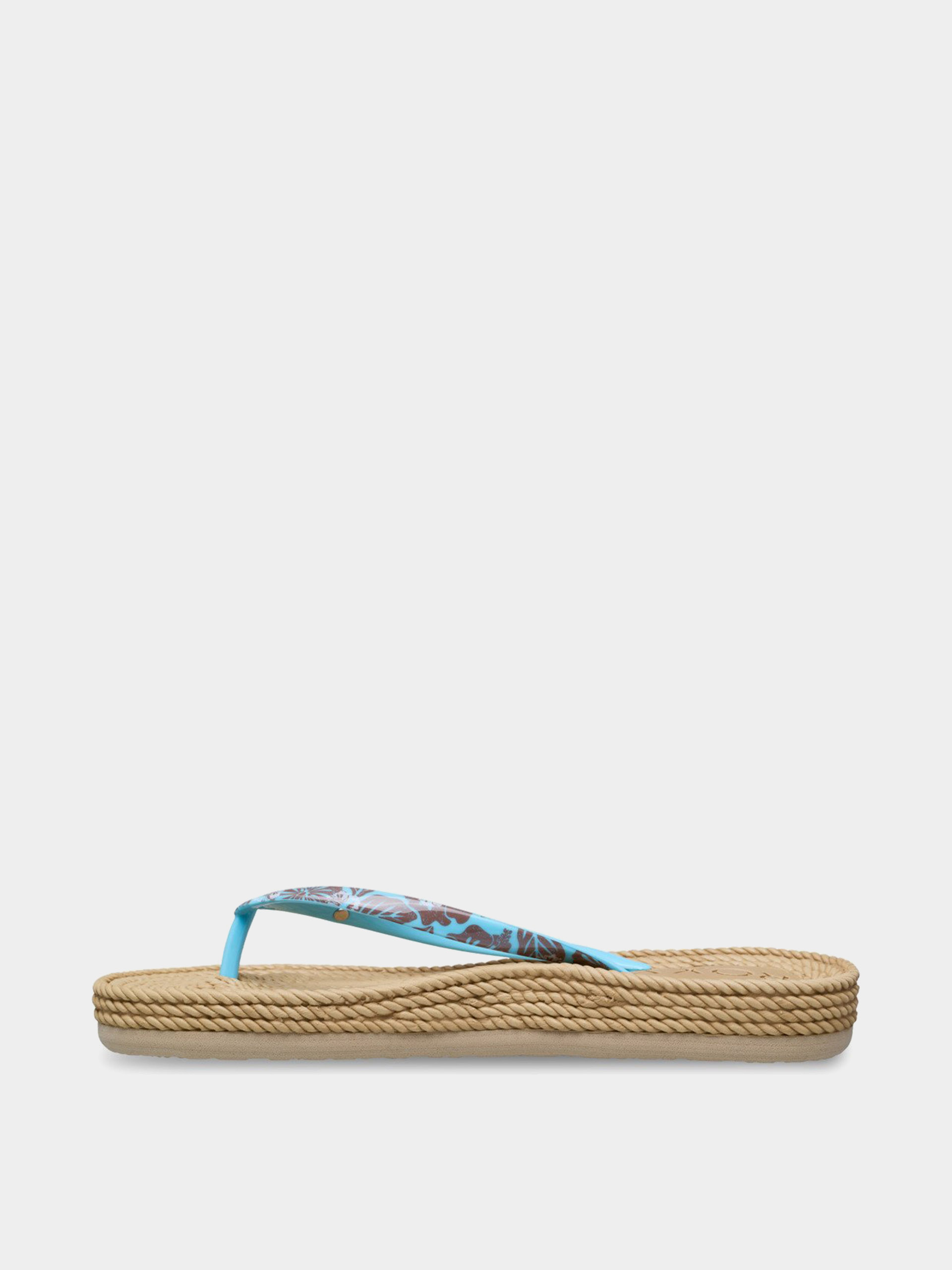 papuci de plajă Roxy South Beach III Wmn (light blue/brown)