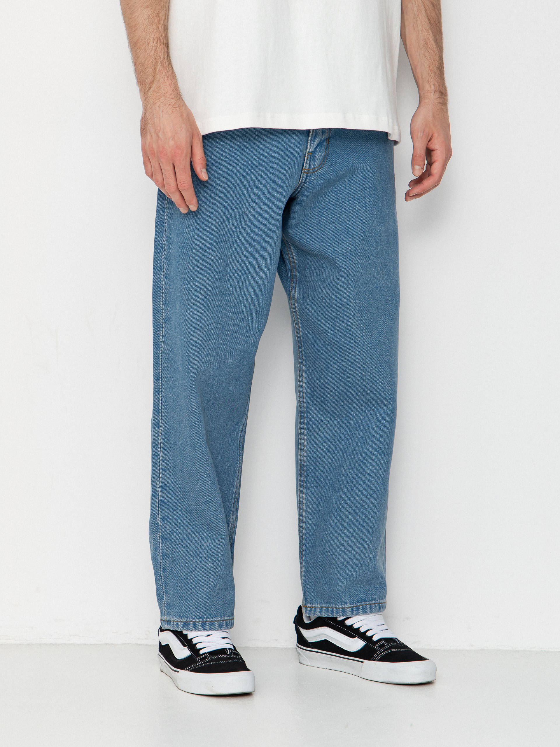Pantaloni Vans Check 5 Loose Denim (stonewash/blue)