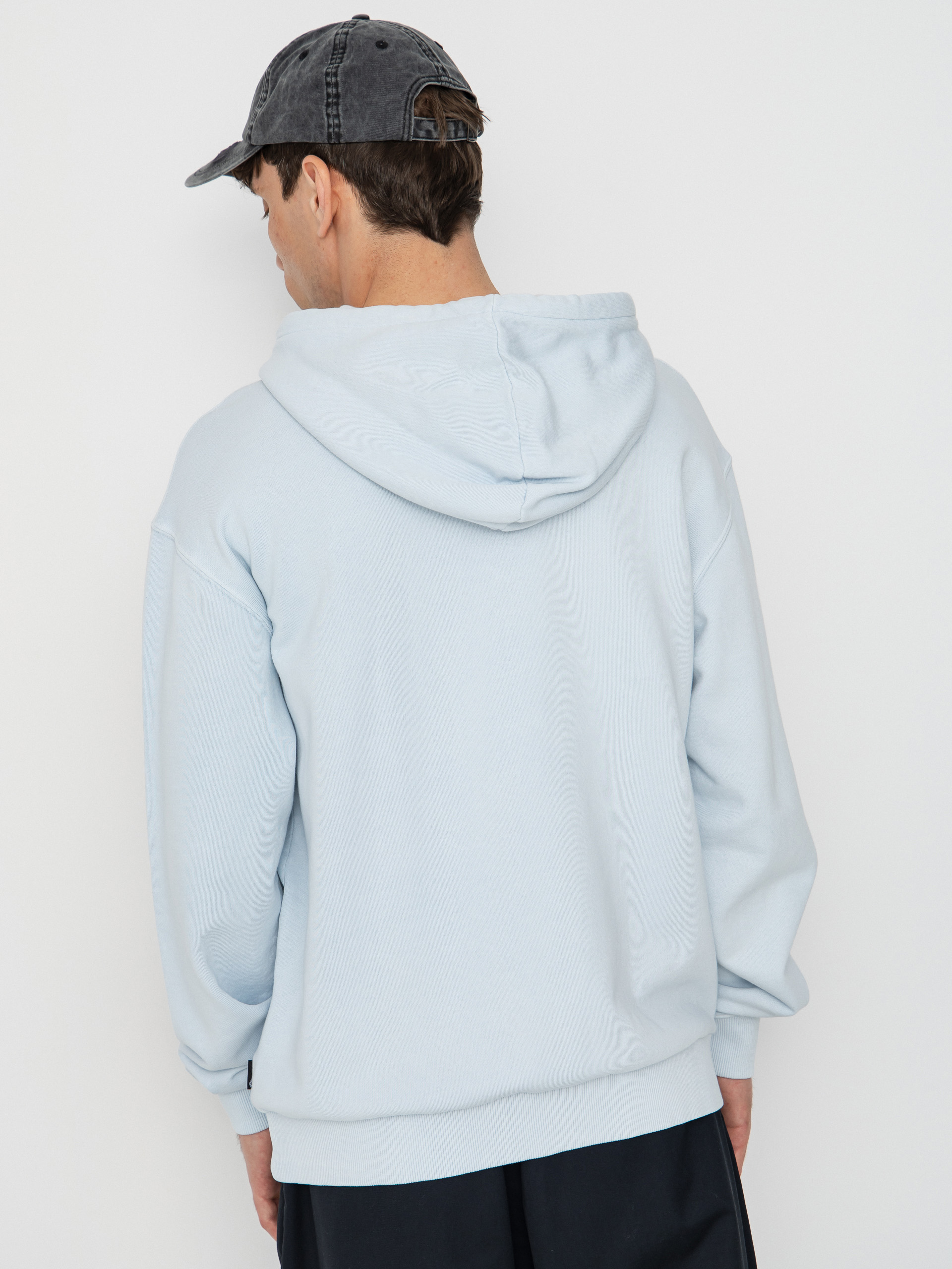 Hanorac cu glugă Volcom Single Stone Tw HD (light blue acid)