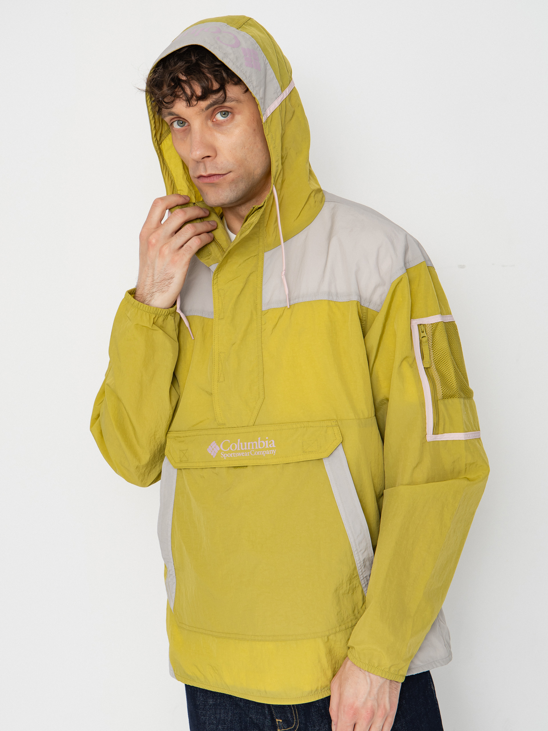 Geacă Columbia Challenger Windbreaker Anorak (peppercorn/flint grey)