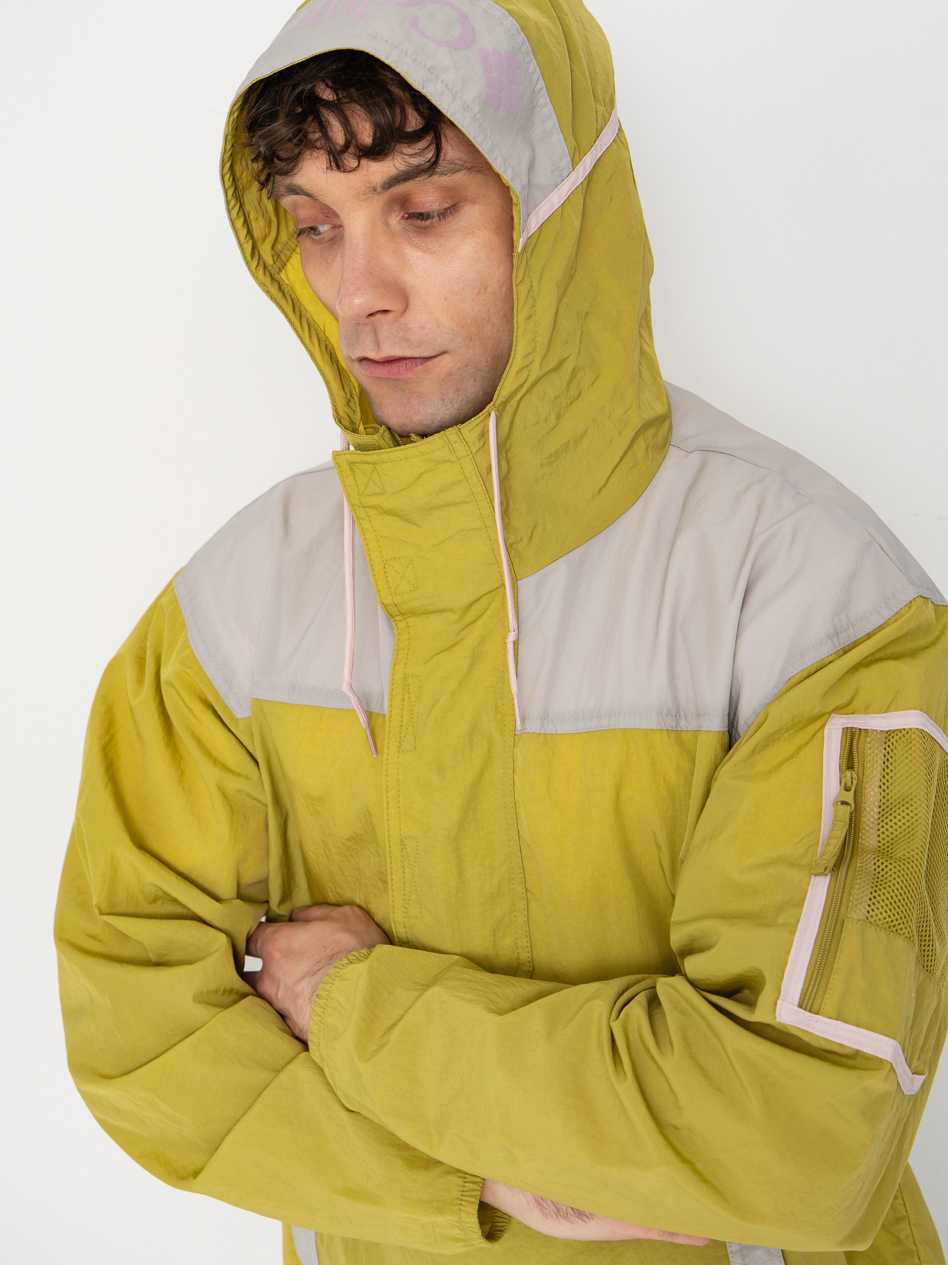 Geacă Columbia Challenger Windbreaker Anorak (peppercorn/flint grey)
