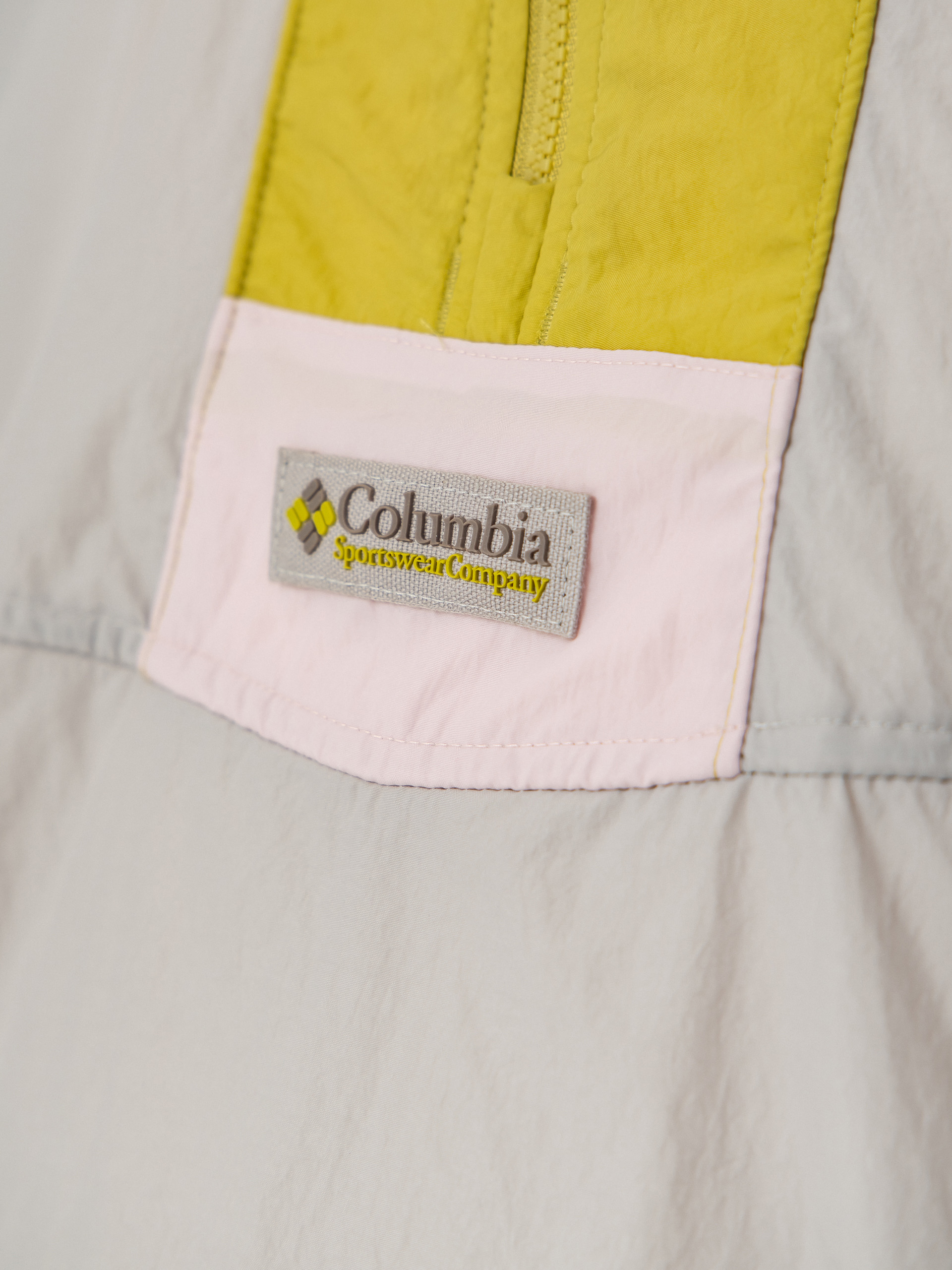 Geacă Columbia Riptide II Retro Windbreaker Anorak (flint grey/peppercorn/pink agate)