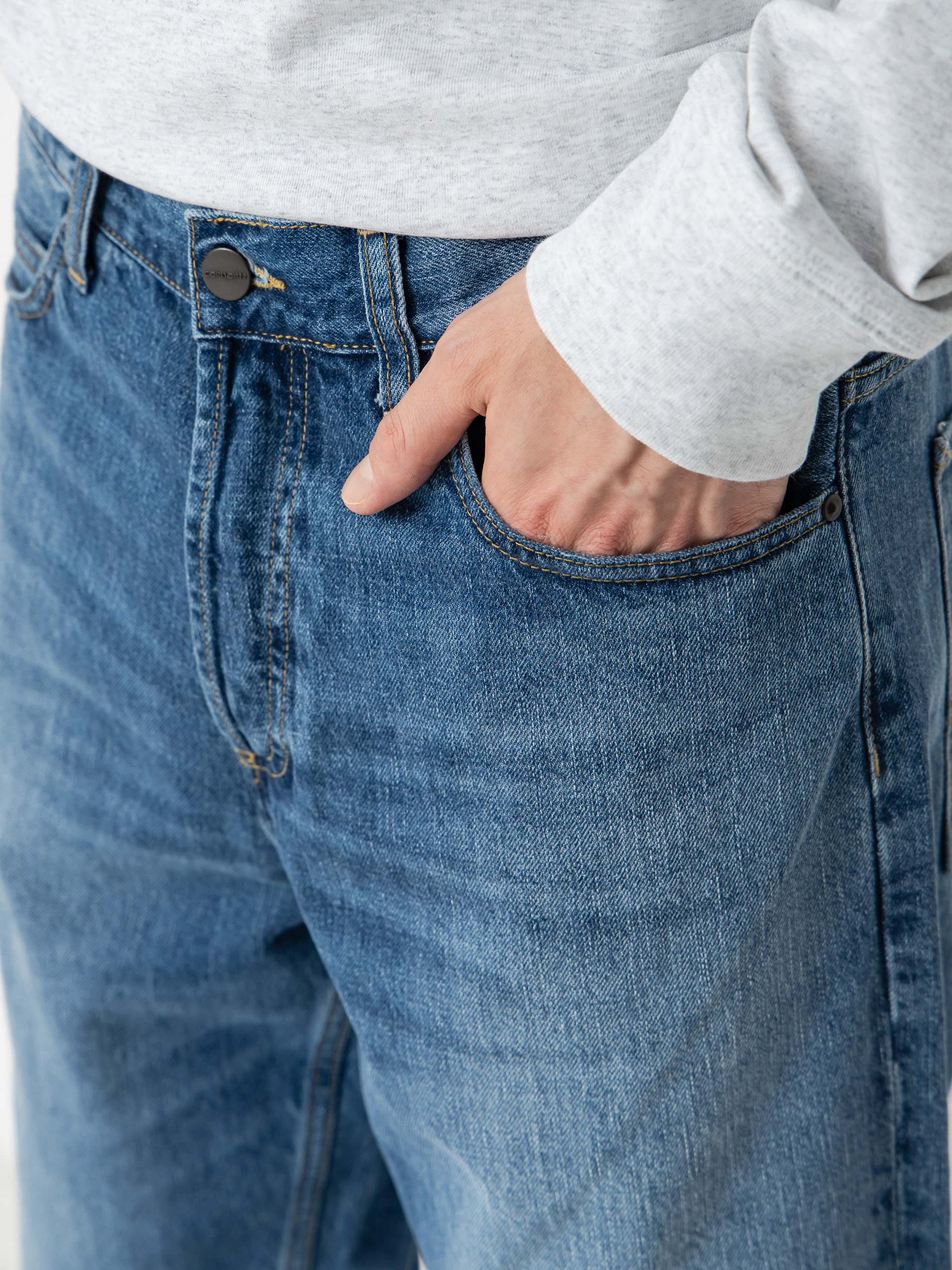 Pantaloni Carhartt WIP Marlow (blue worn bleached)