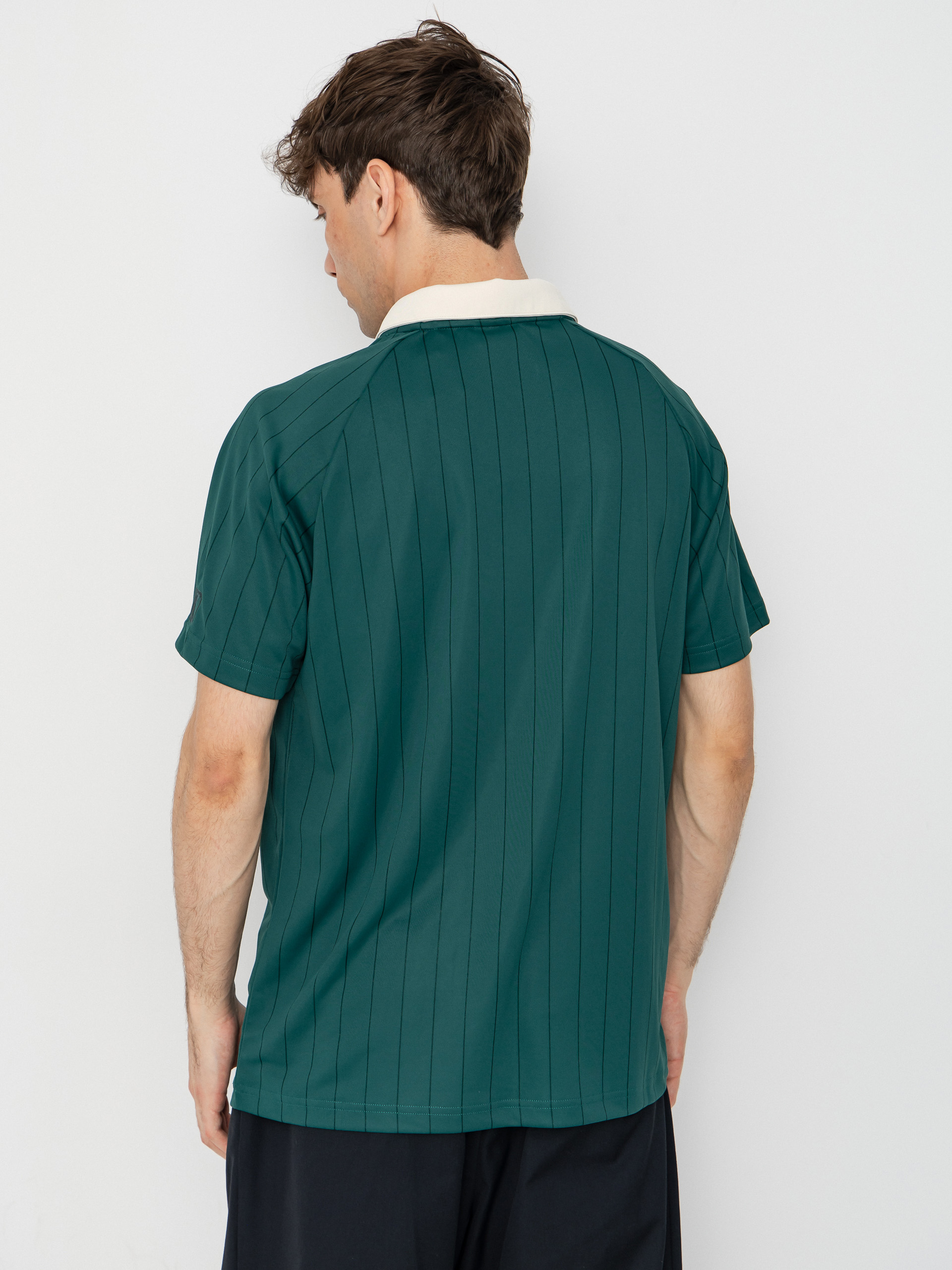 Tricou Karl Kani Heritage Emblem Shadow Pinstripe Soccer (green)