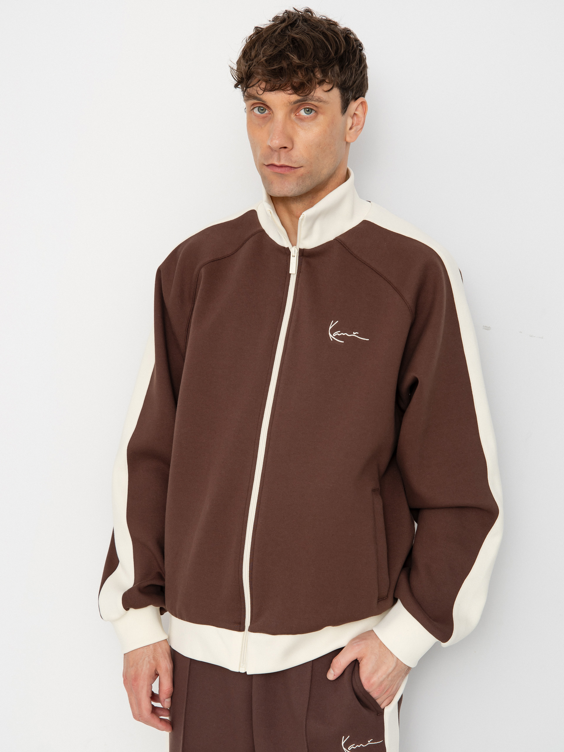 Hanorac Karl Kani Signature Sidestripe Pique (brown)