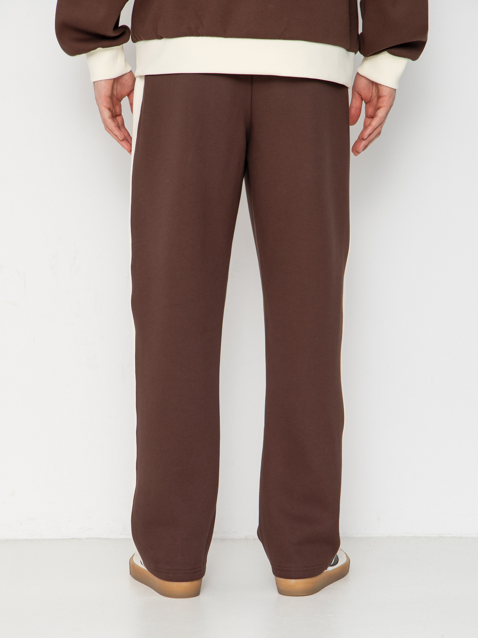 Pantaloni Karl Kani Signature Sidestripe Pique (brown)