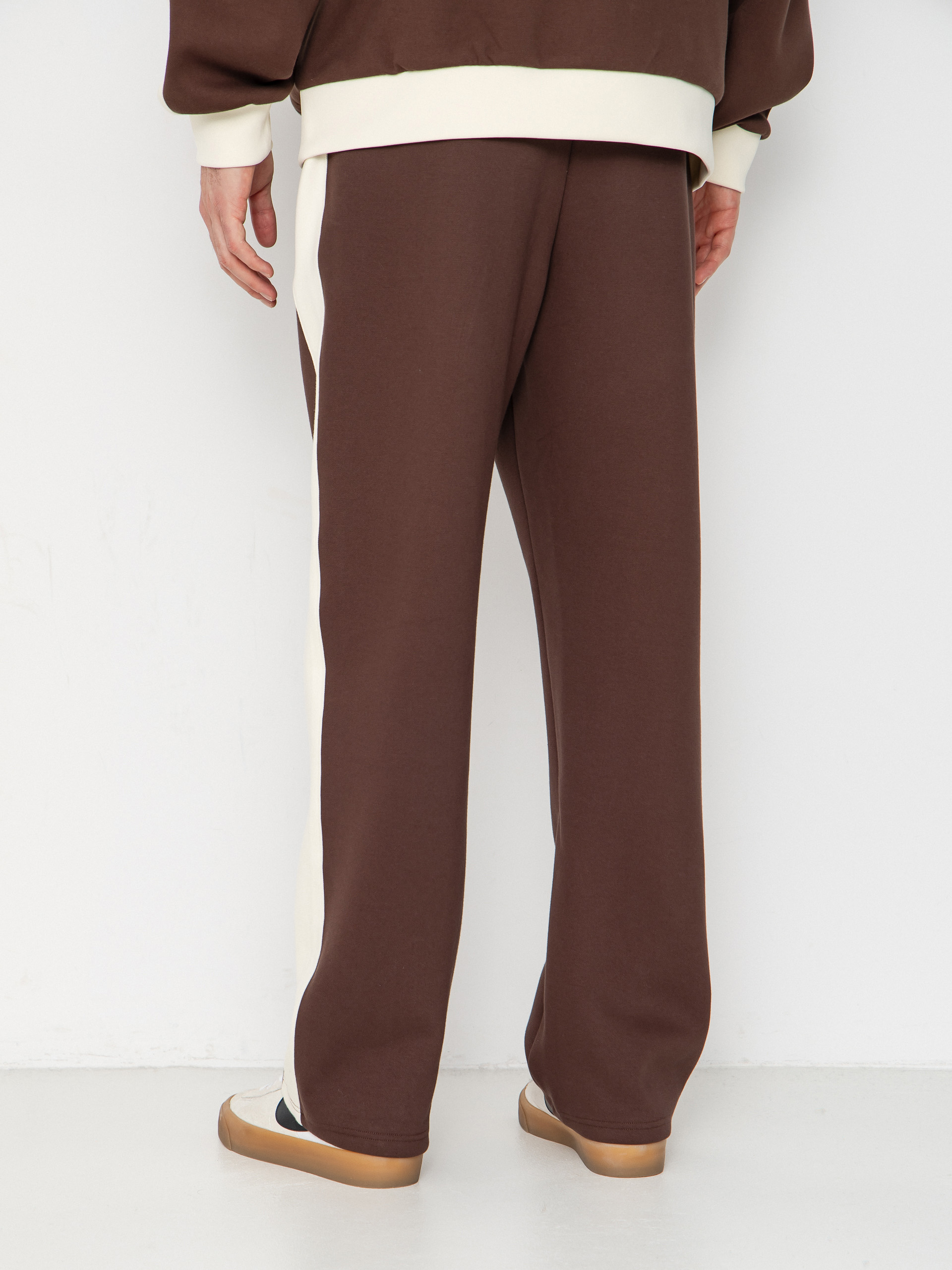 Pantaloni Karl Kani Signature Sidestripe Pique (brown)