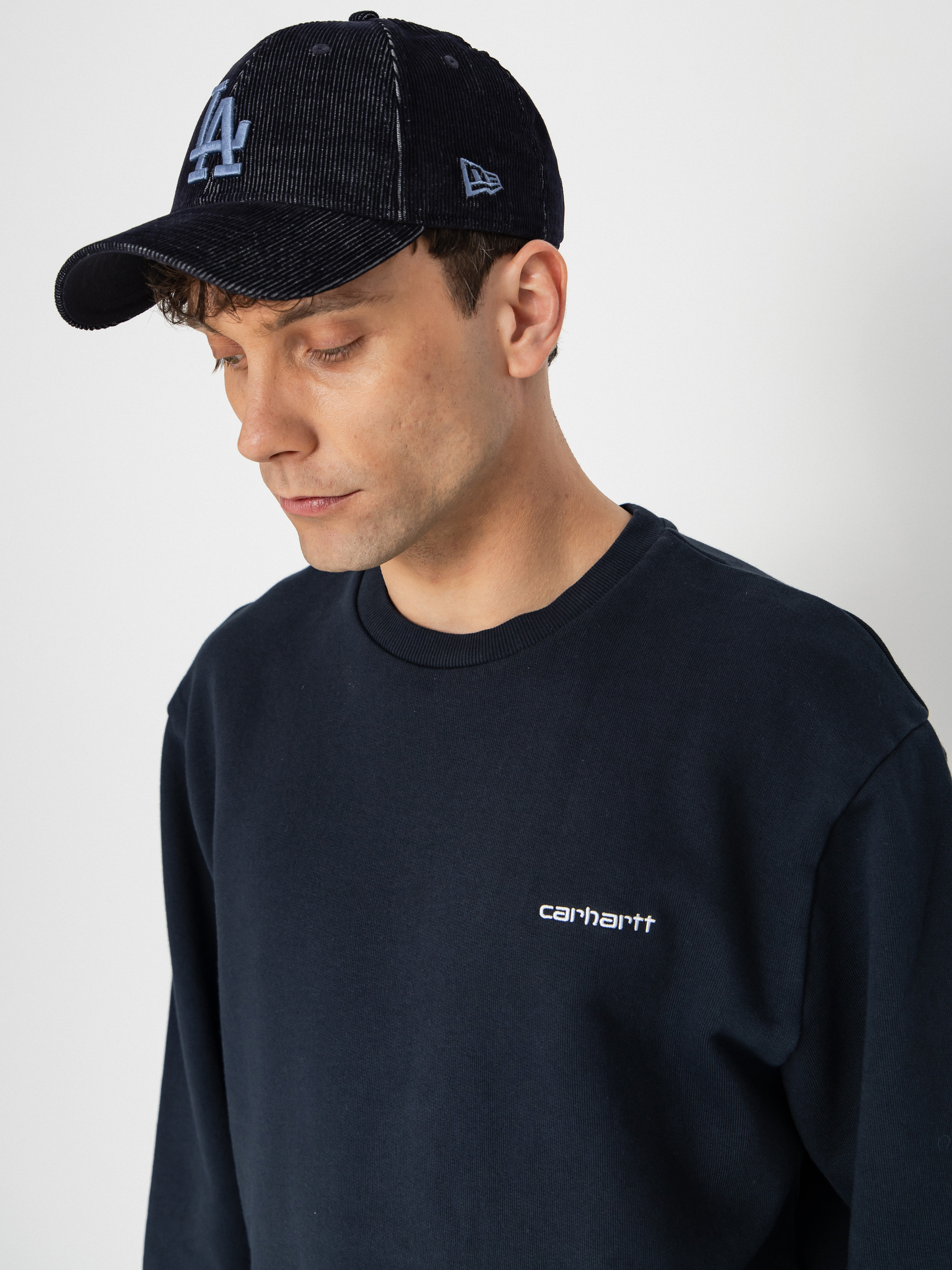 Hanorac Carhartt WIP Script Embroidery (deep night/white)