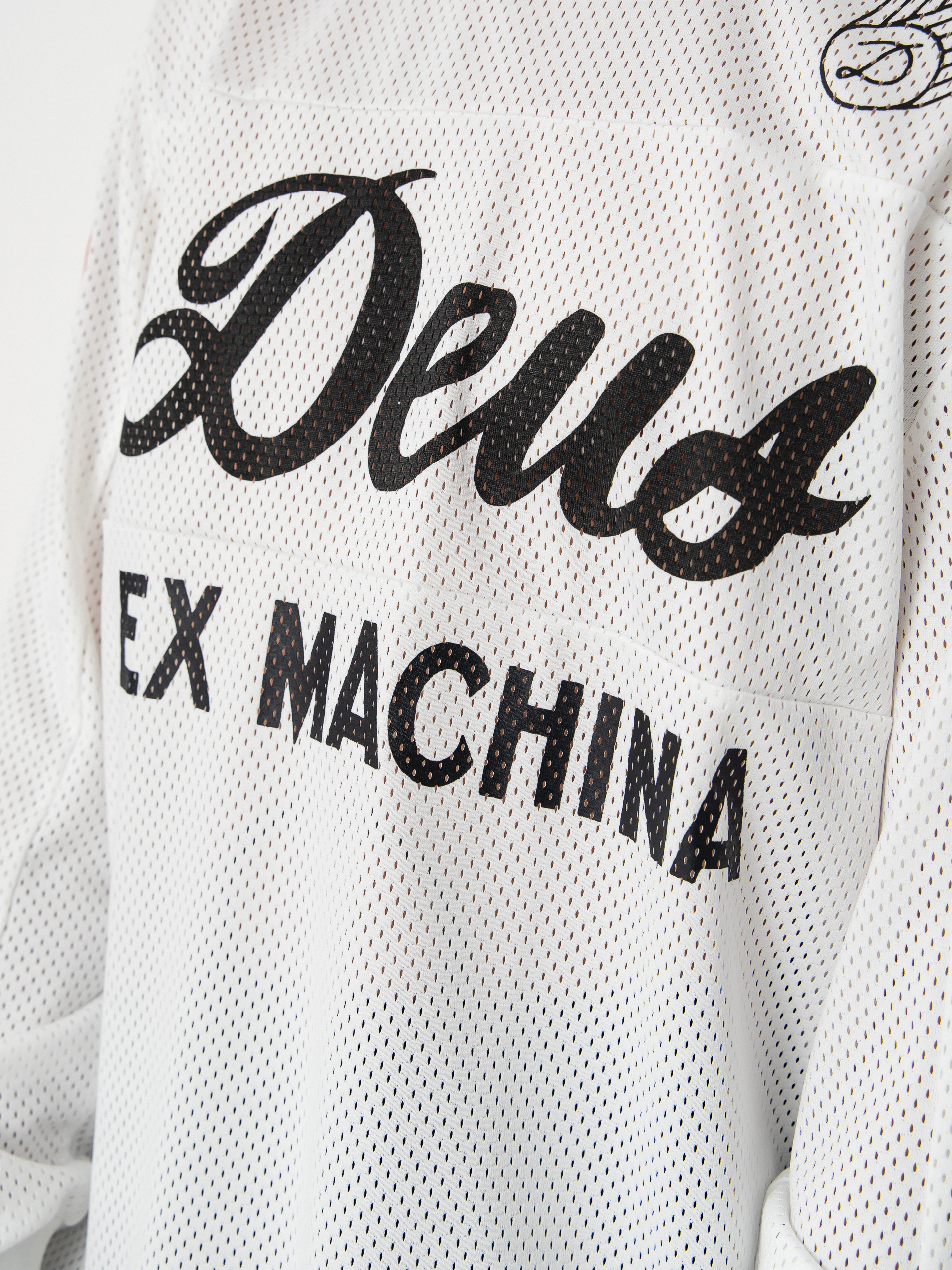 Tricou Deus Ex Machina Saber Moto Jersey (vintage white)