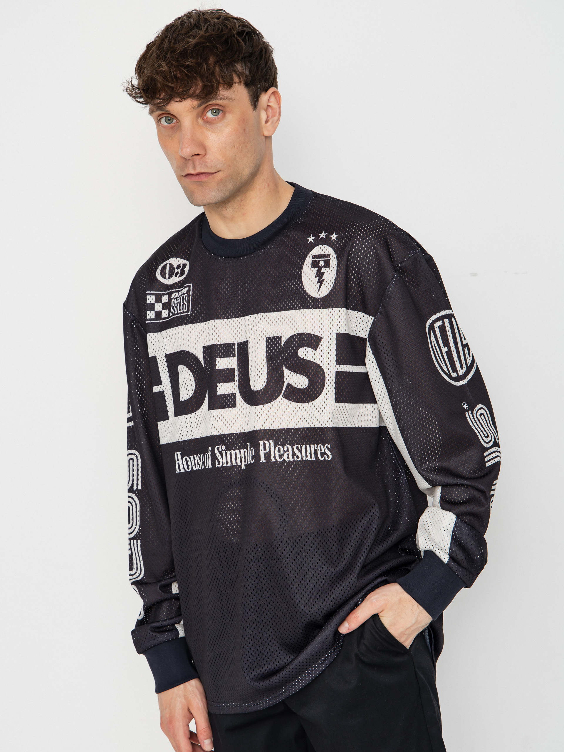 Tricou Deus Ex Machina Off Road Mx Jersey 2.0 (black)