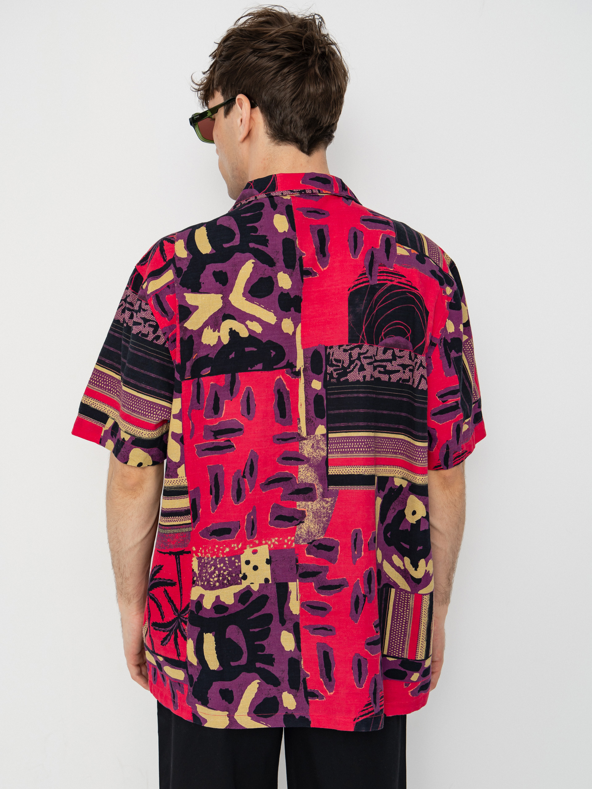 Cămașă Deus Ex Machina Freamon (melon red)