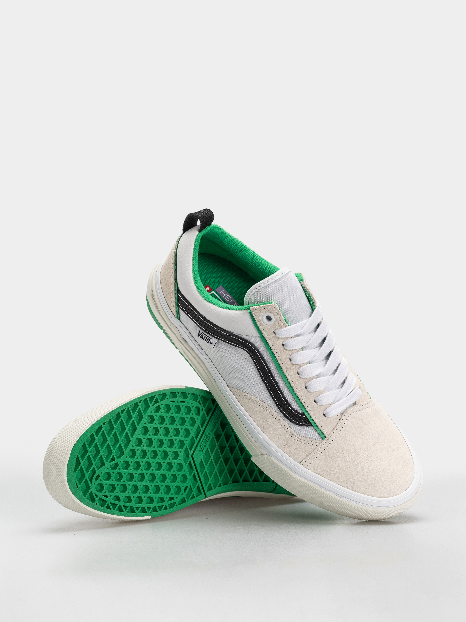 Pantofi Vans Skate Old Skool Wafflecup (white/green)