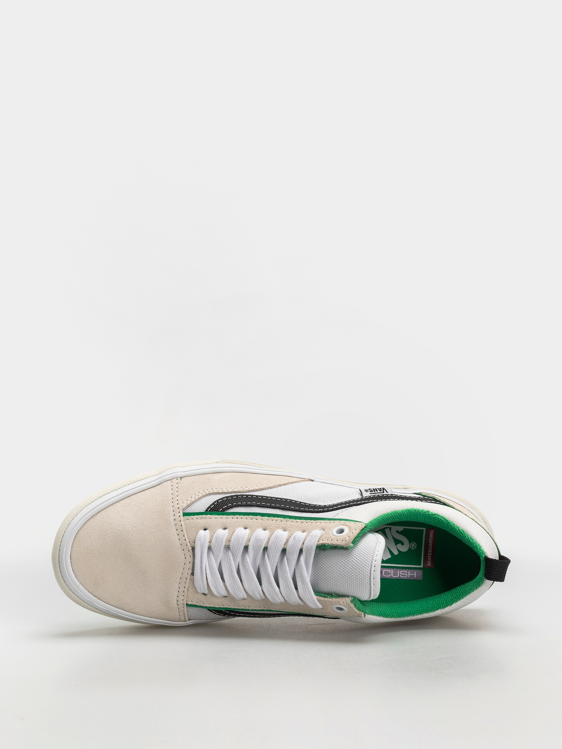 Pantofi Vans Skate Old Skool Wafflecup (white/green)