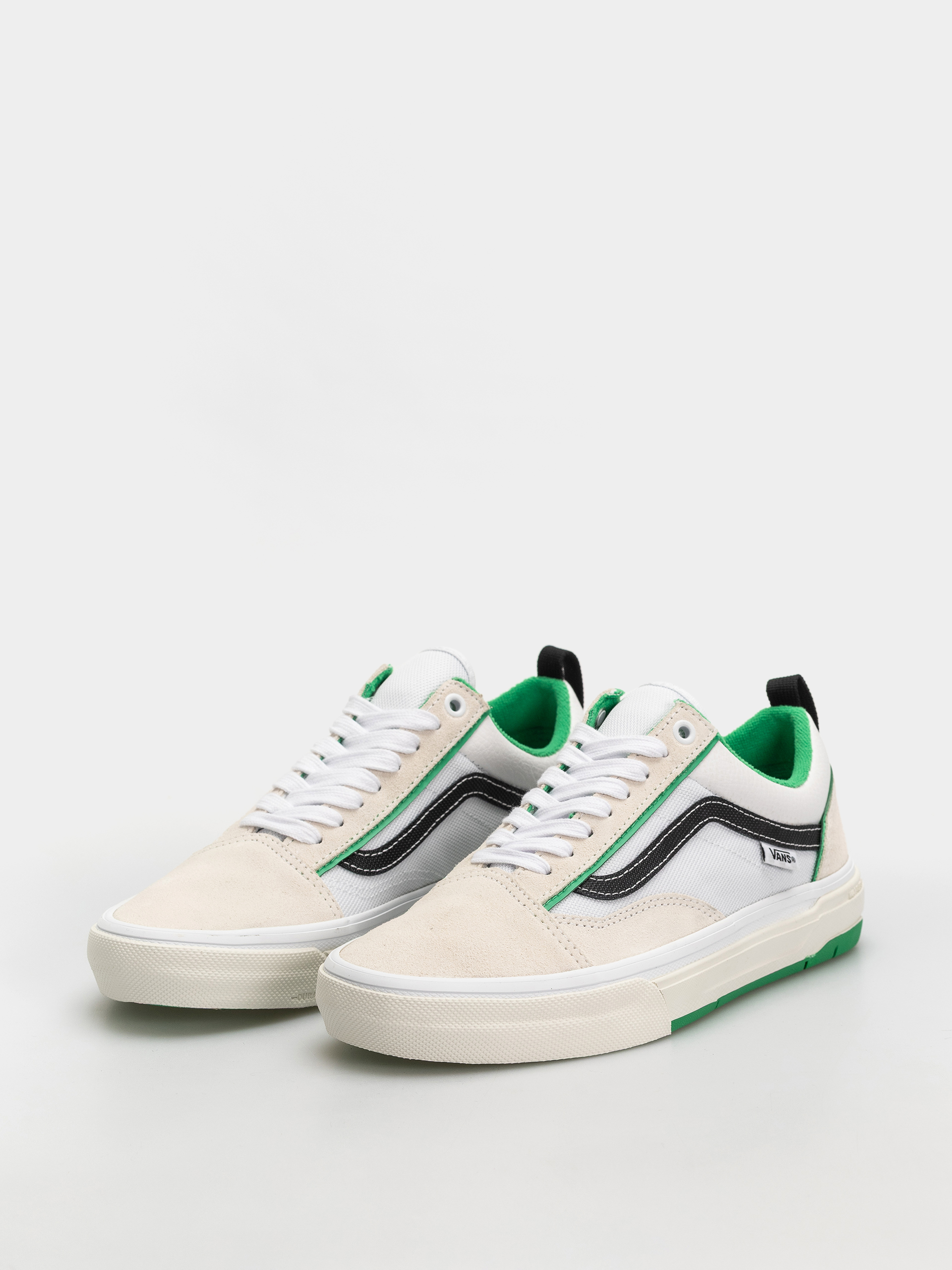 Pantofi Vans Skate Old Skool Wafflecup (white/green)