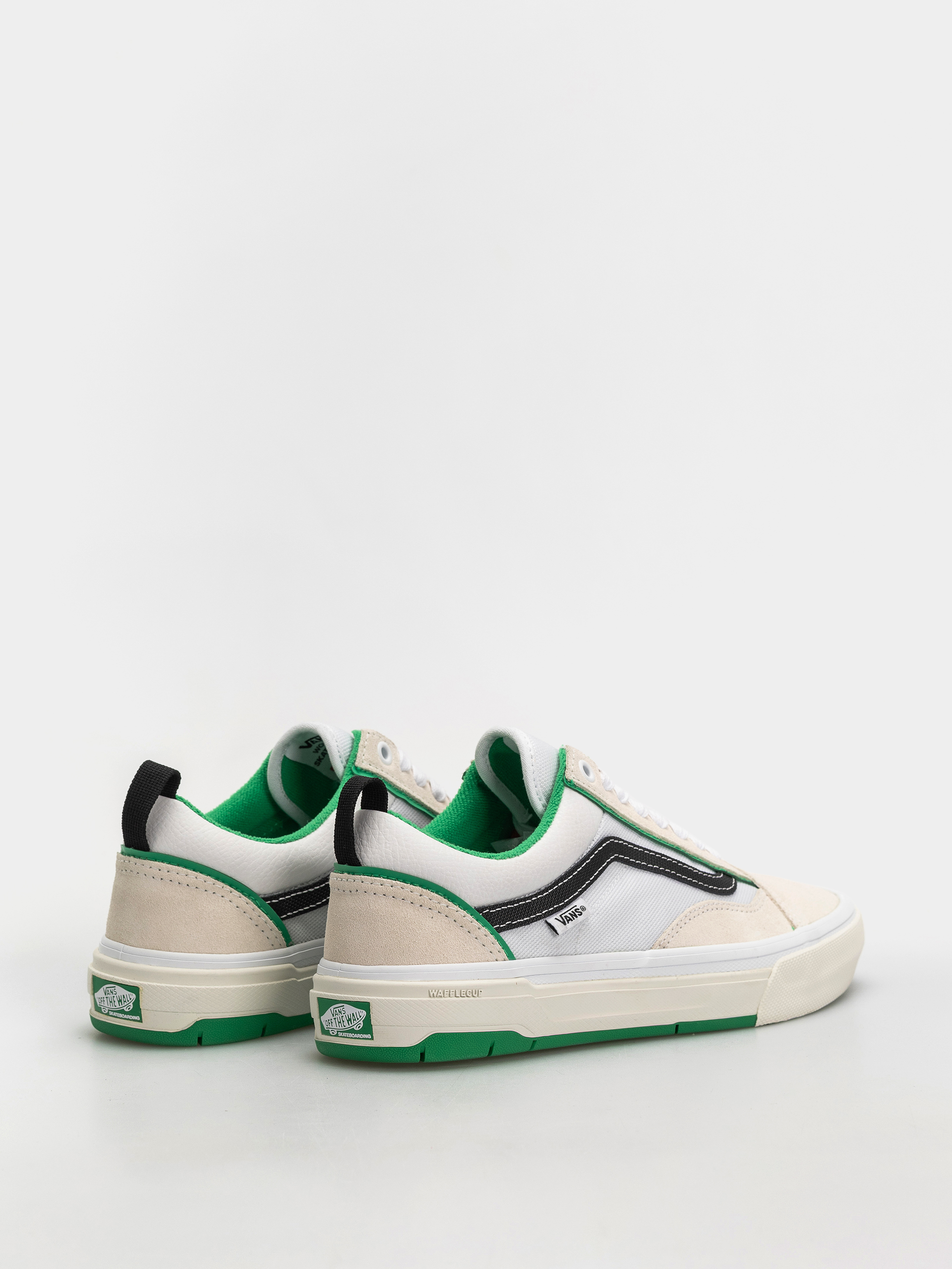 Pantofi Vans Skate Old Skool Wafflecup (white/green)