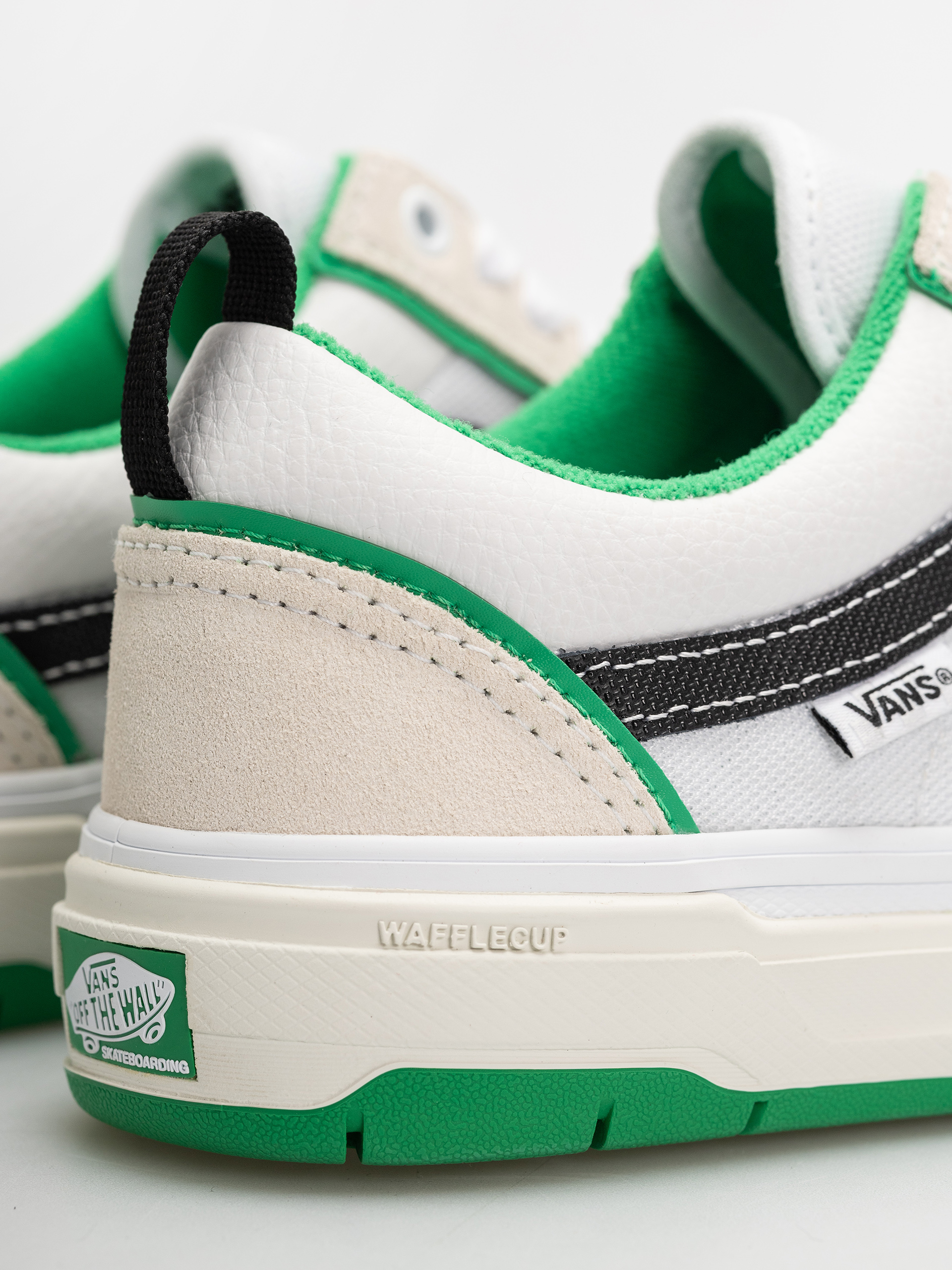 Pantofi Vans Skate Old Skool Wafflecup (white/green)