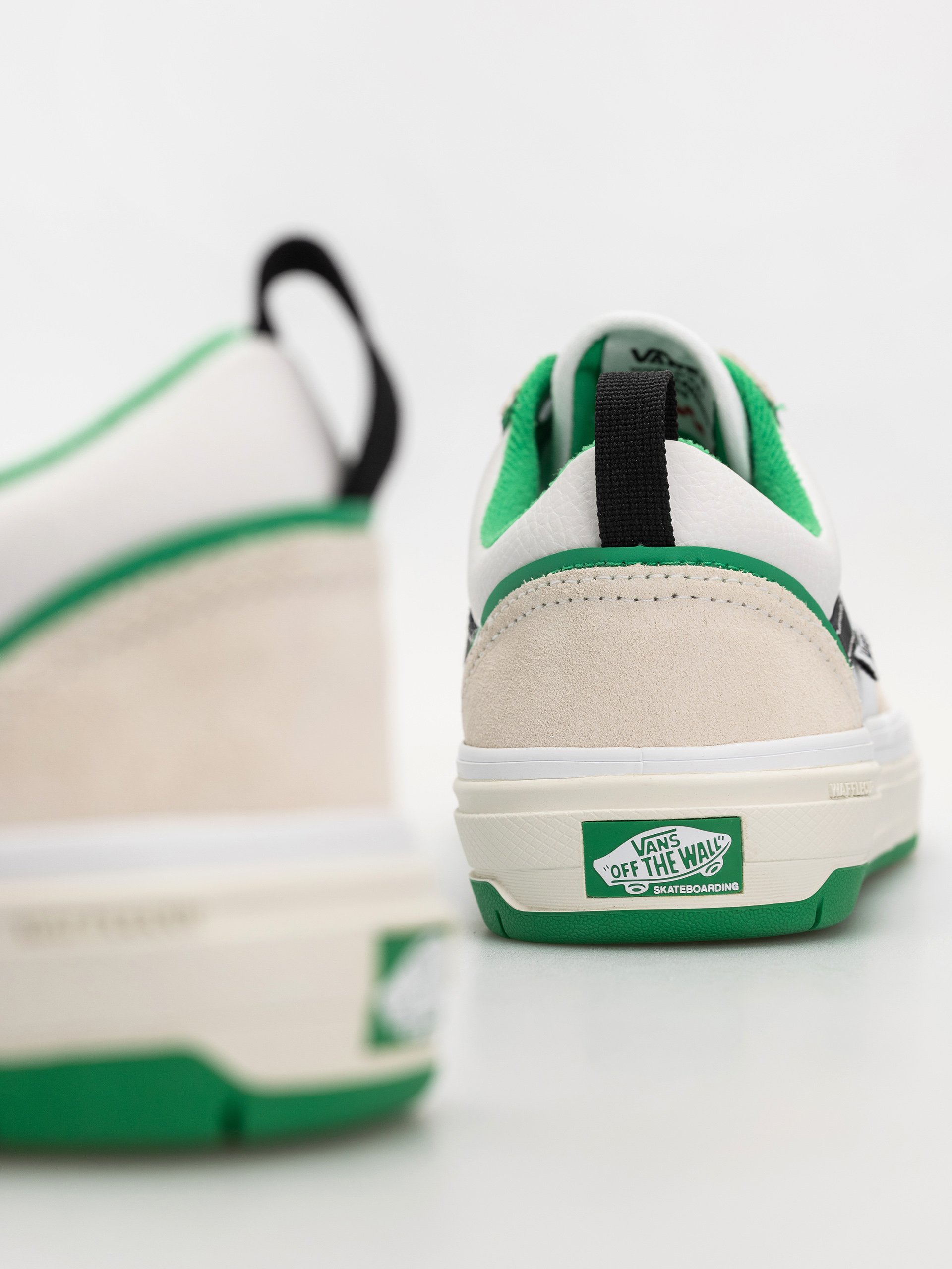 Pantofi Vans Skate Old Skool Wafflecup (white/green)