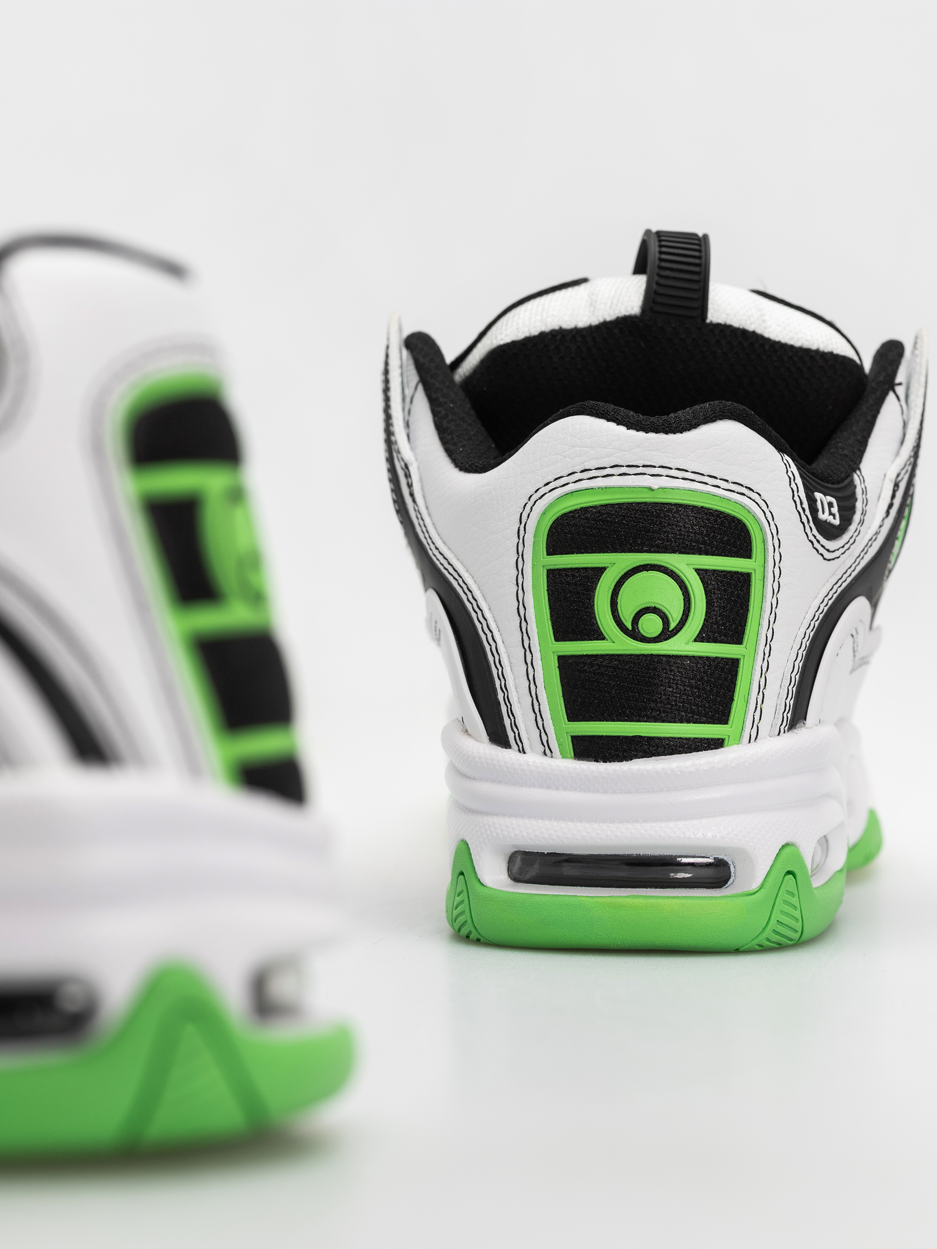 Pantofi Osiris D3 2001 (white/black/green)