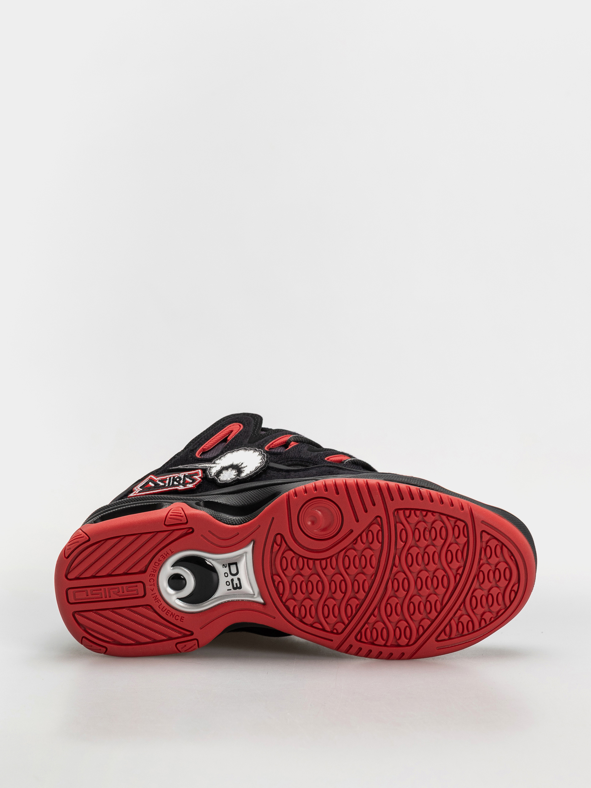 Pantofi Osiris D3 2001 (black/red/velcro)