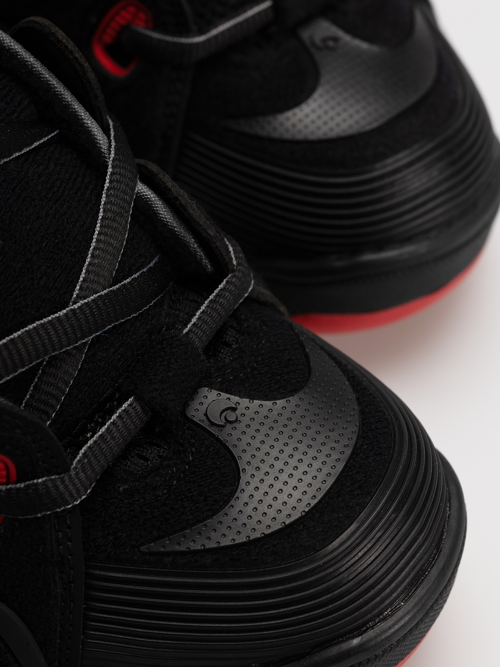 Pantofi Osiris D3 2001 (black/red/velcro)