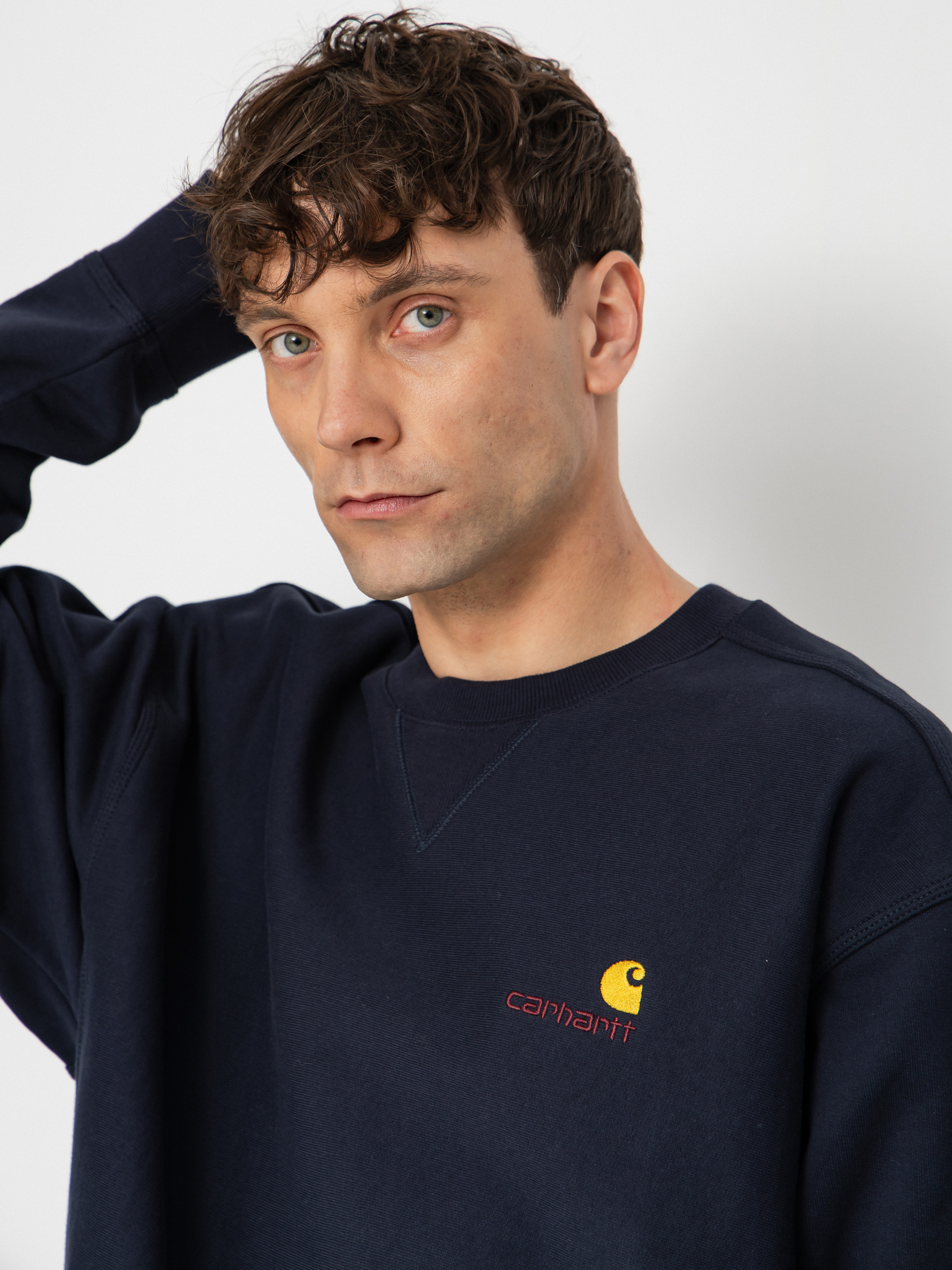 Hanorac Carhartt WIP American Script (deep night)