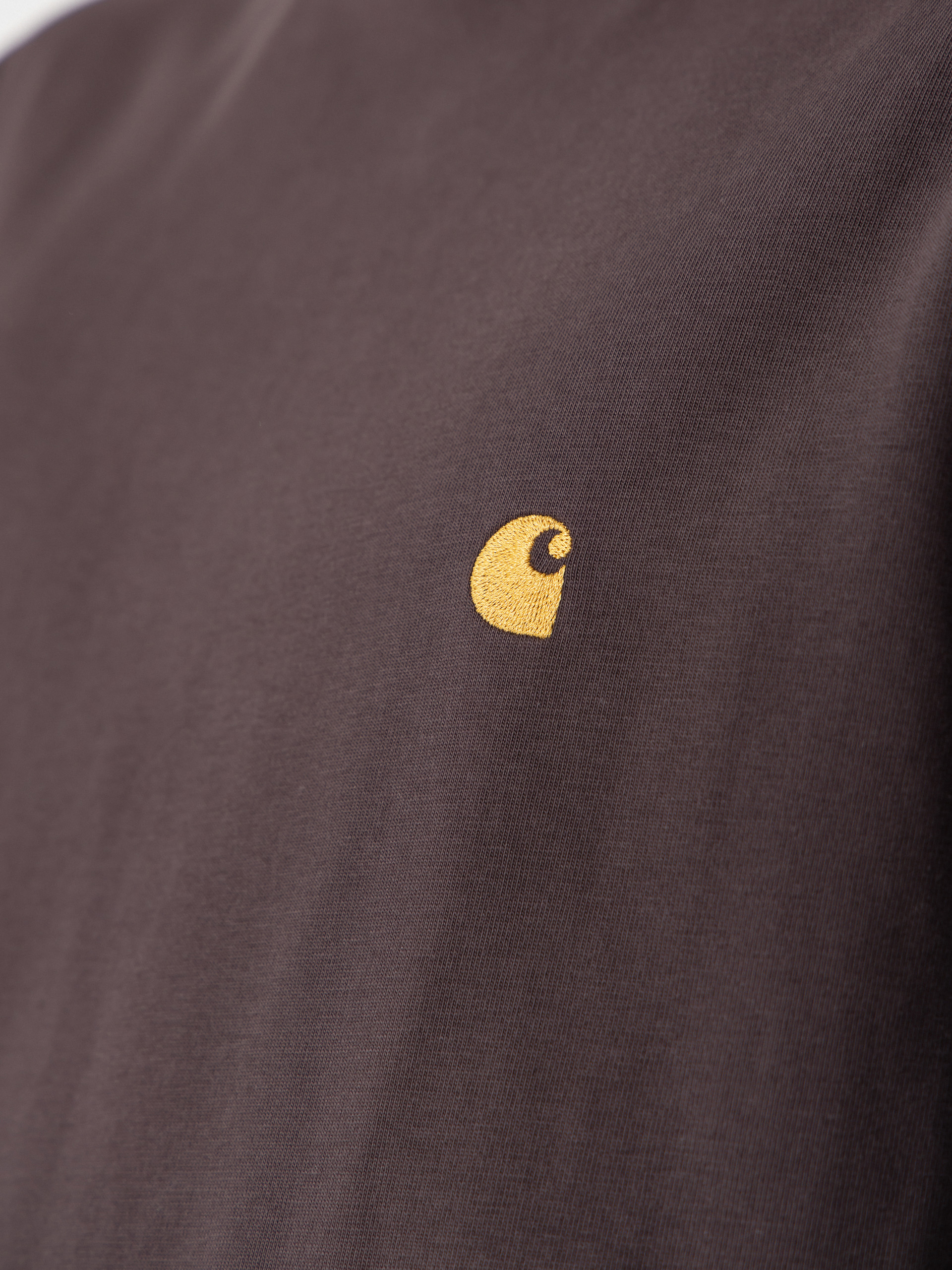 Longsleeve Carhartt WIP Chase (shale/gold)