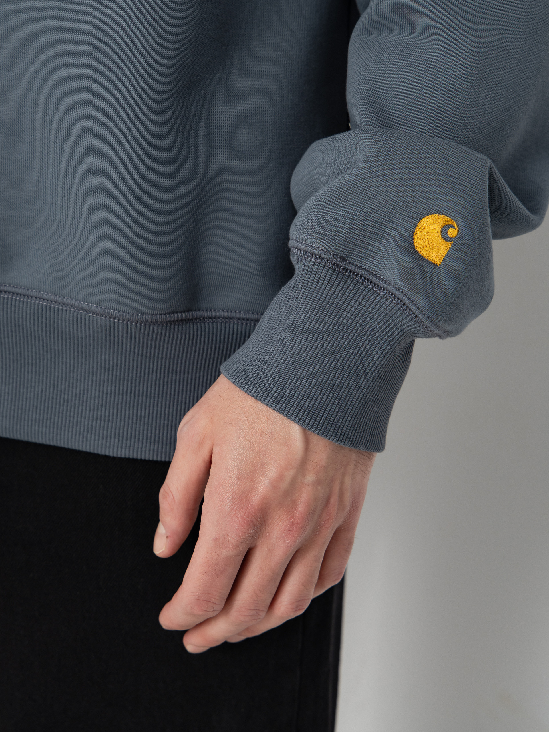 Hanorac Carhartt WIP Chase (cozy blue/gold)