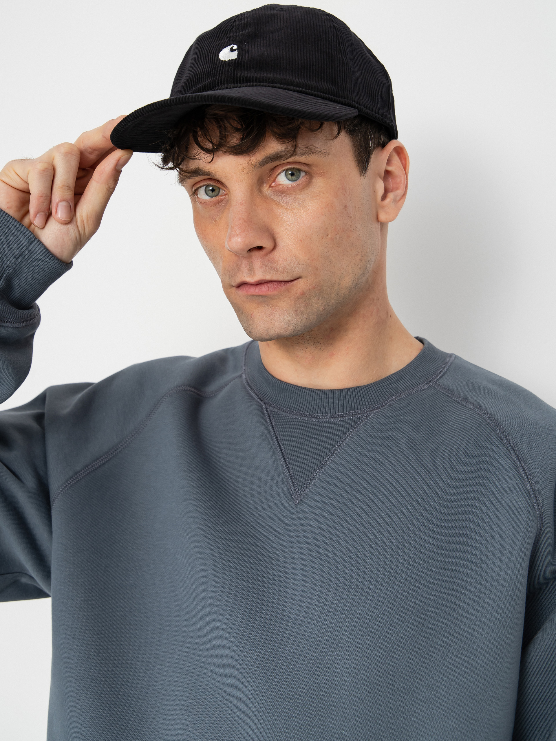 Hanorac Carhartt WIP Chase (cozy blue/gold)