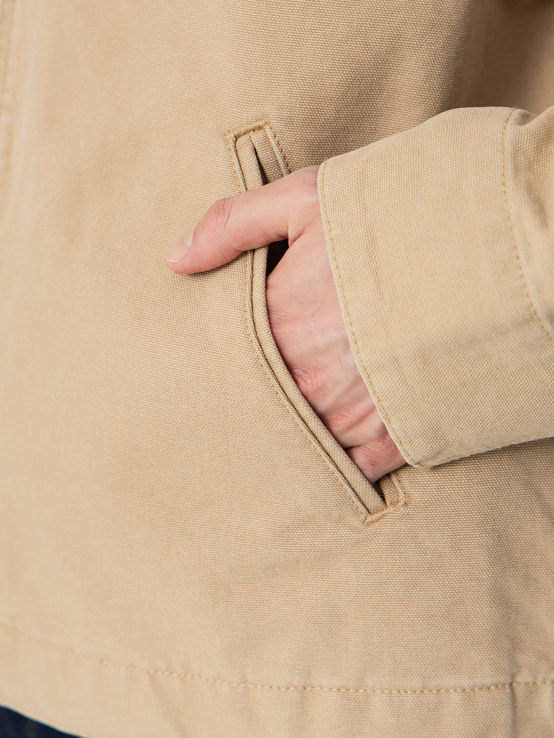 Geacă Carhartt WIP Detroit (dusty h brown/dusty h brown)