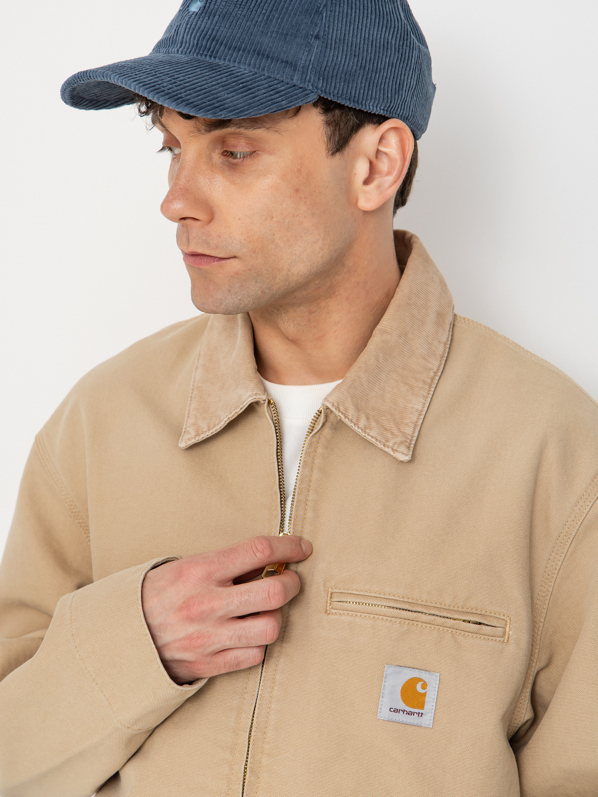 Geacă Carhartt WIP Detroit (dusty h brown/dusty h brown)
