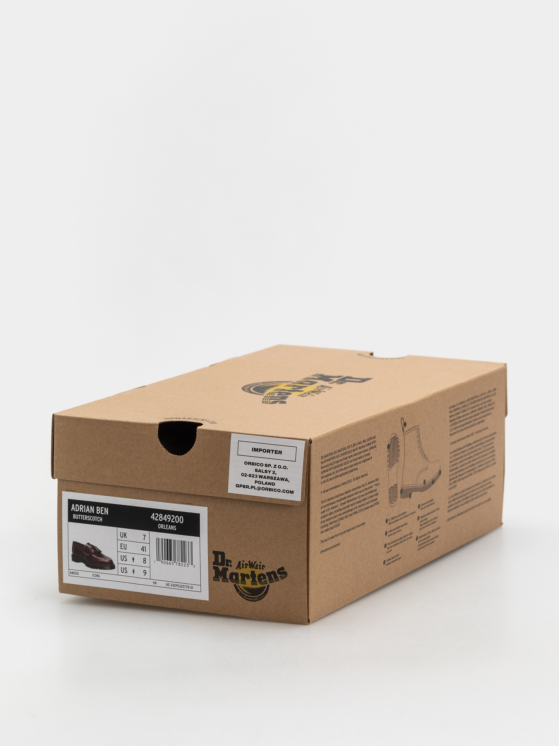 Pantofi Dr. Martens Adrian Ben Tassel Loafer (butterscotch orleans)