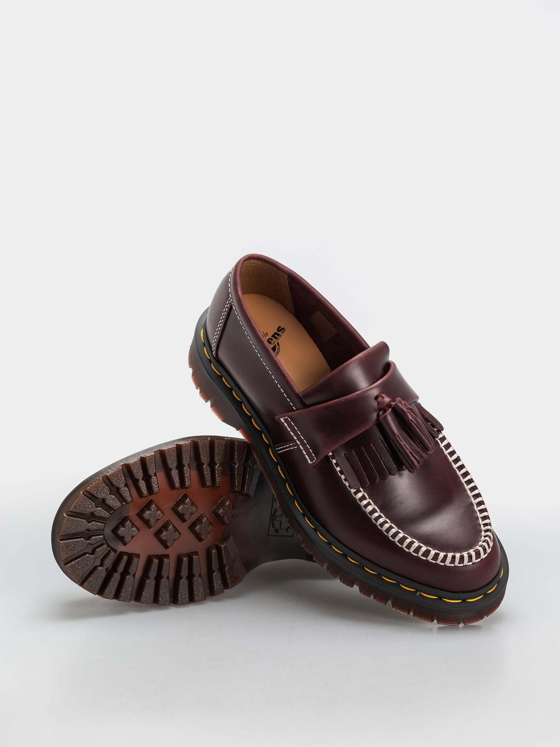 Pantofi Dr. Martens Adrian Ben Tassel Loafer (cherry red orleans)