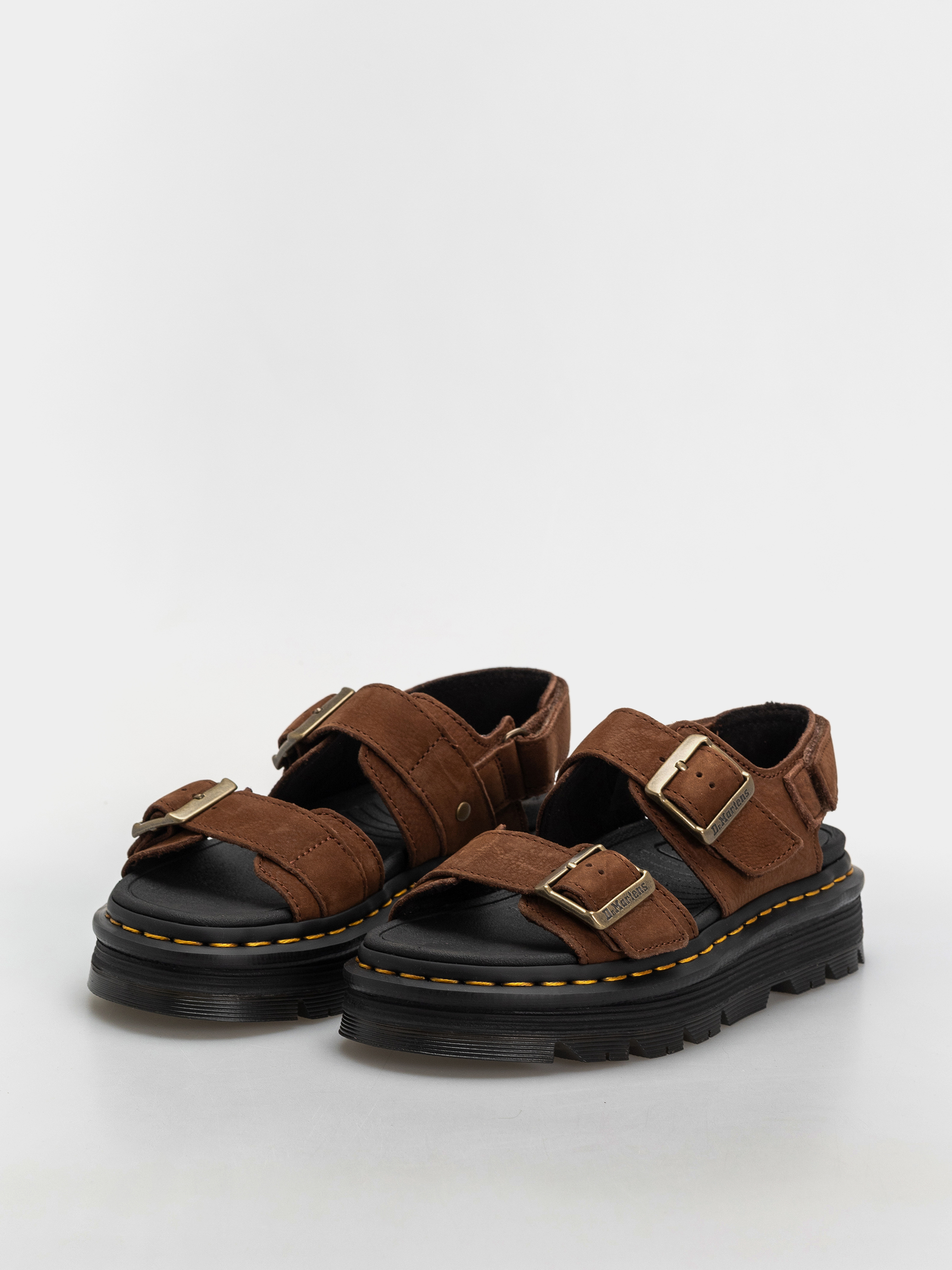 Sandale Dr. Martens ZebZag Wmn (sepia brown tumbled nubuck)