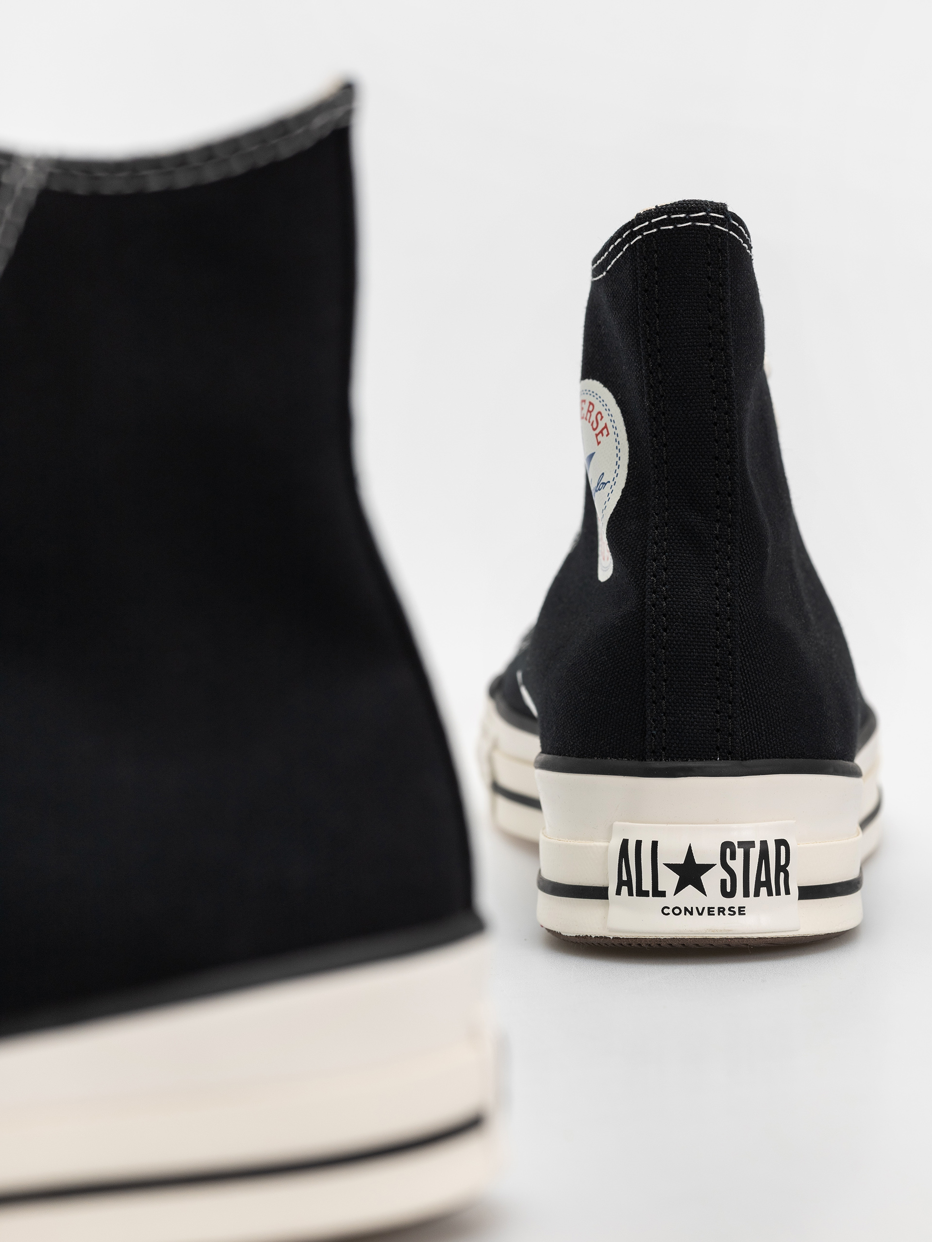 Teniși Converse Chuck Taylor Throwback Hi (black/vintage white)