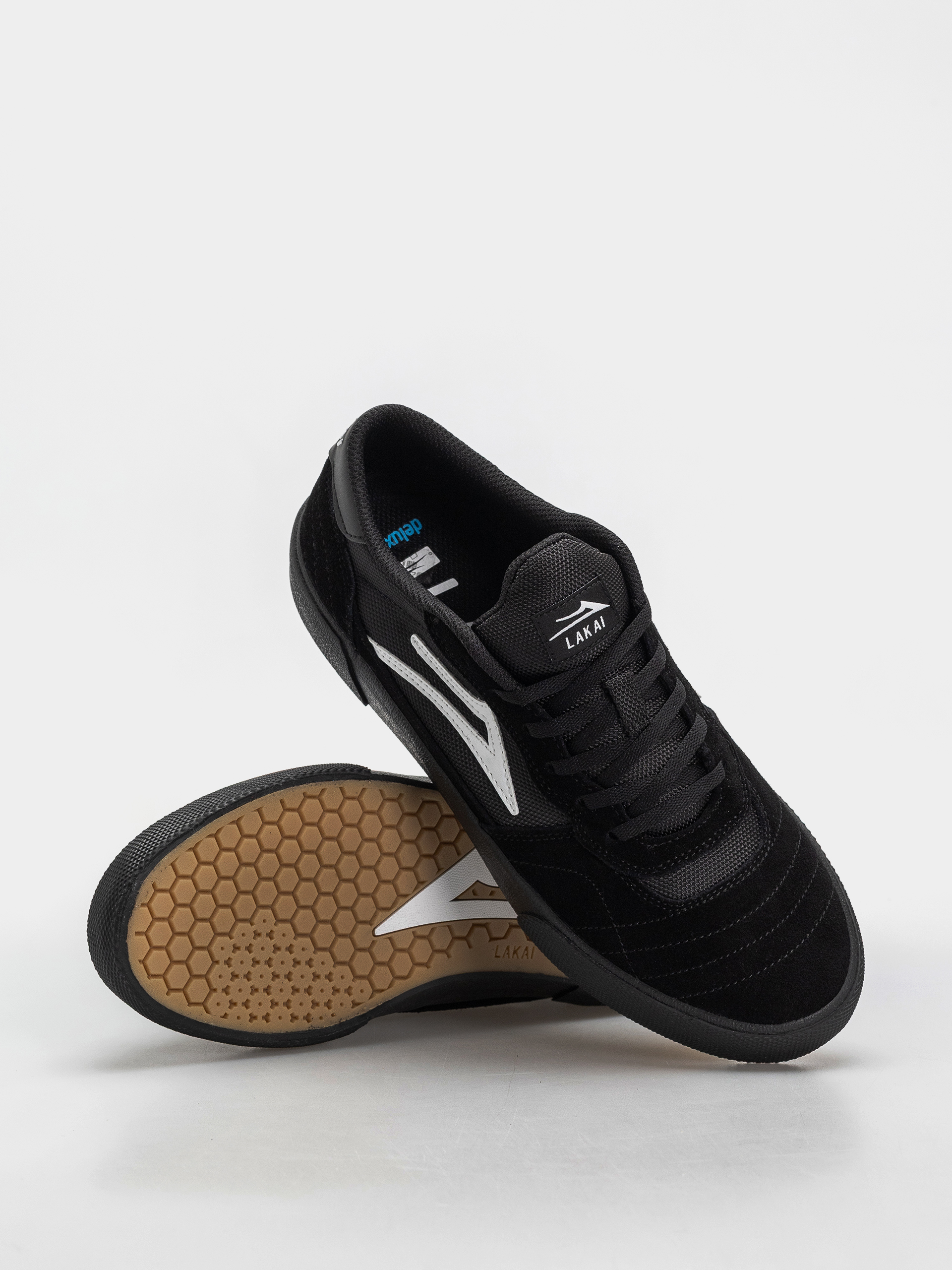 Pantofi Lakai Cambridge (black suede)