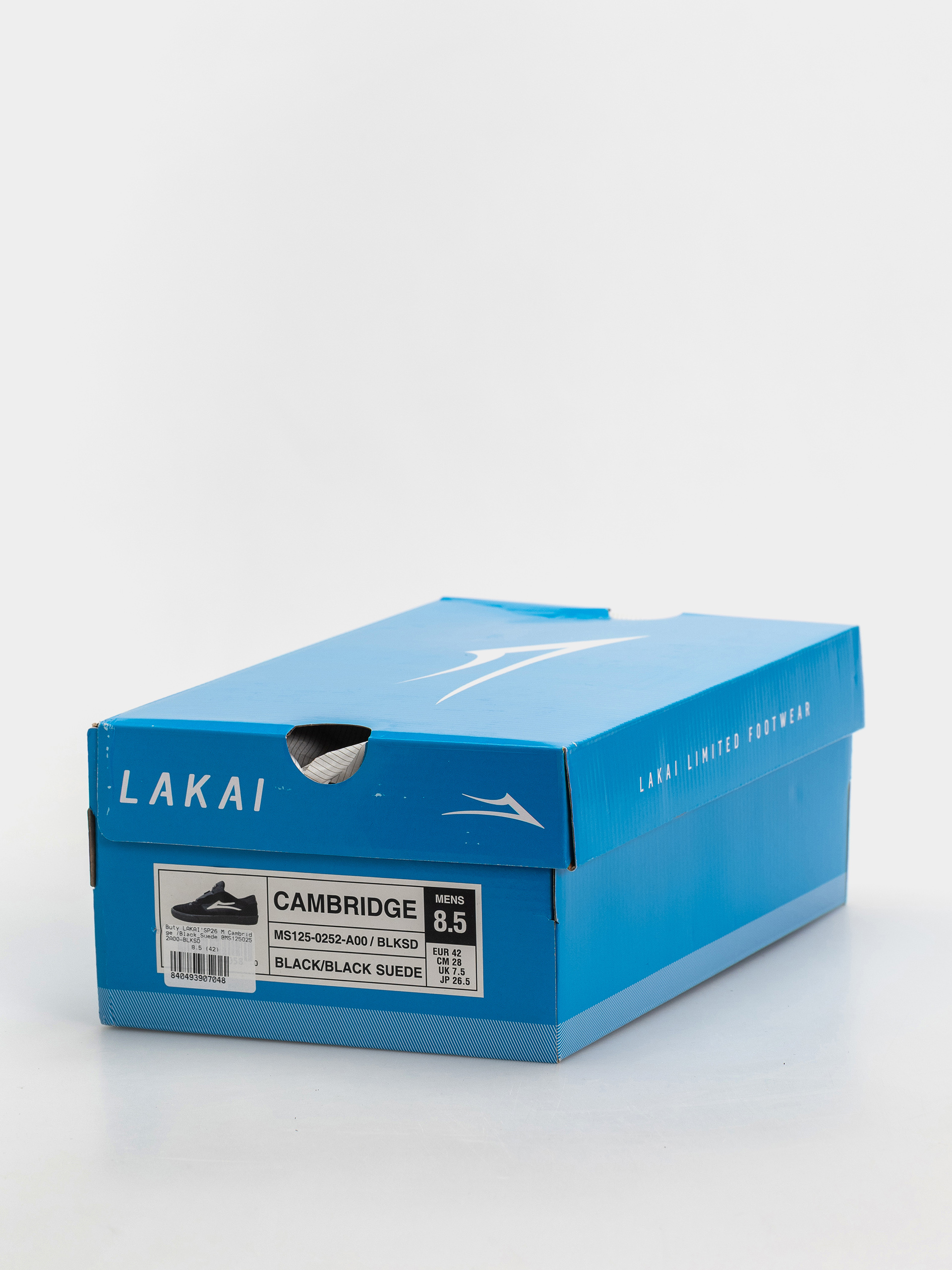 Pantofi Lakai Cambridge (black suede)