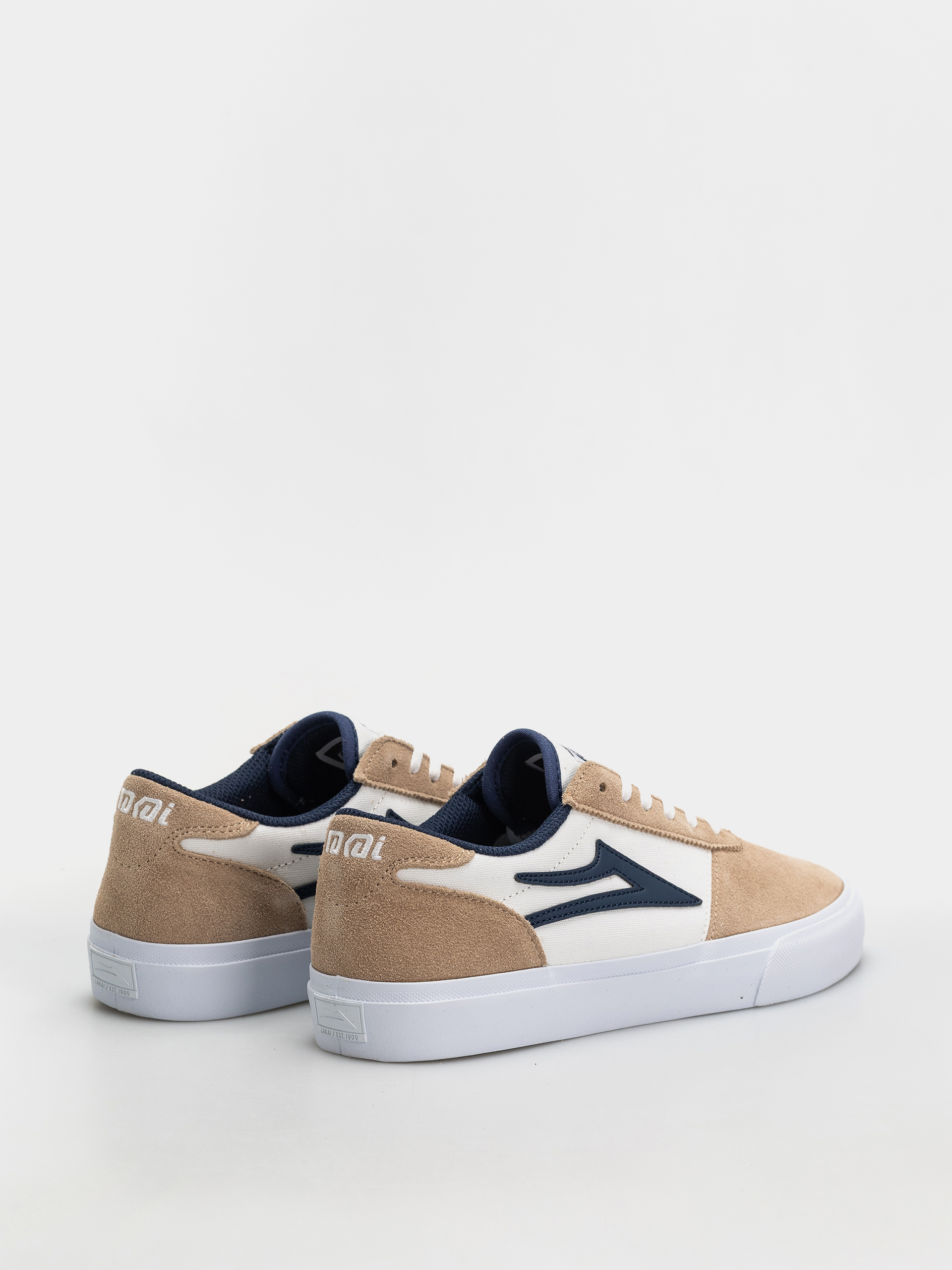 Pantofi Lakai Manchester (white/tan/navy)
